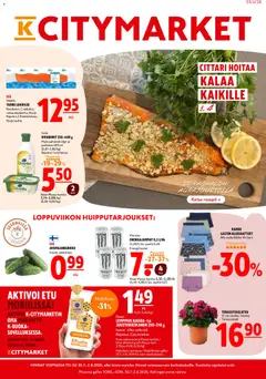 K-Citymarket-mainoslehti voimassa 30/07/2026 alkaen