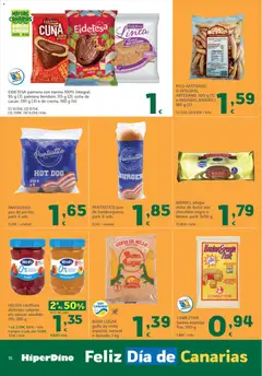 Vista previa HiperDino folleto válido desde el 25.05.2026 | Página: 16 | Productos: Leche, Pan, Fresas, Cuna