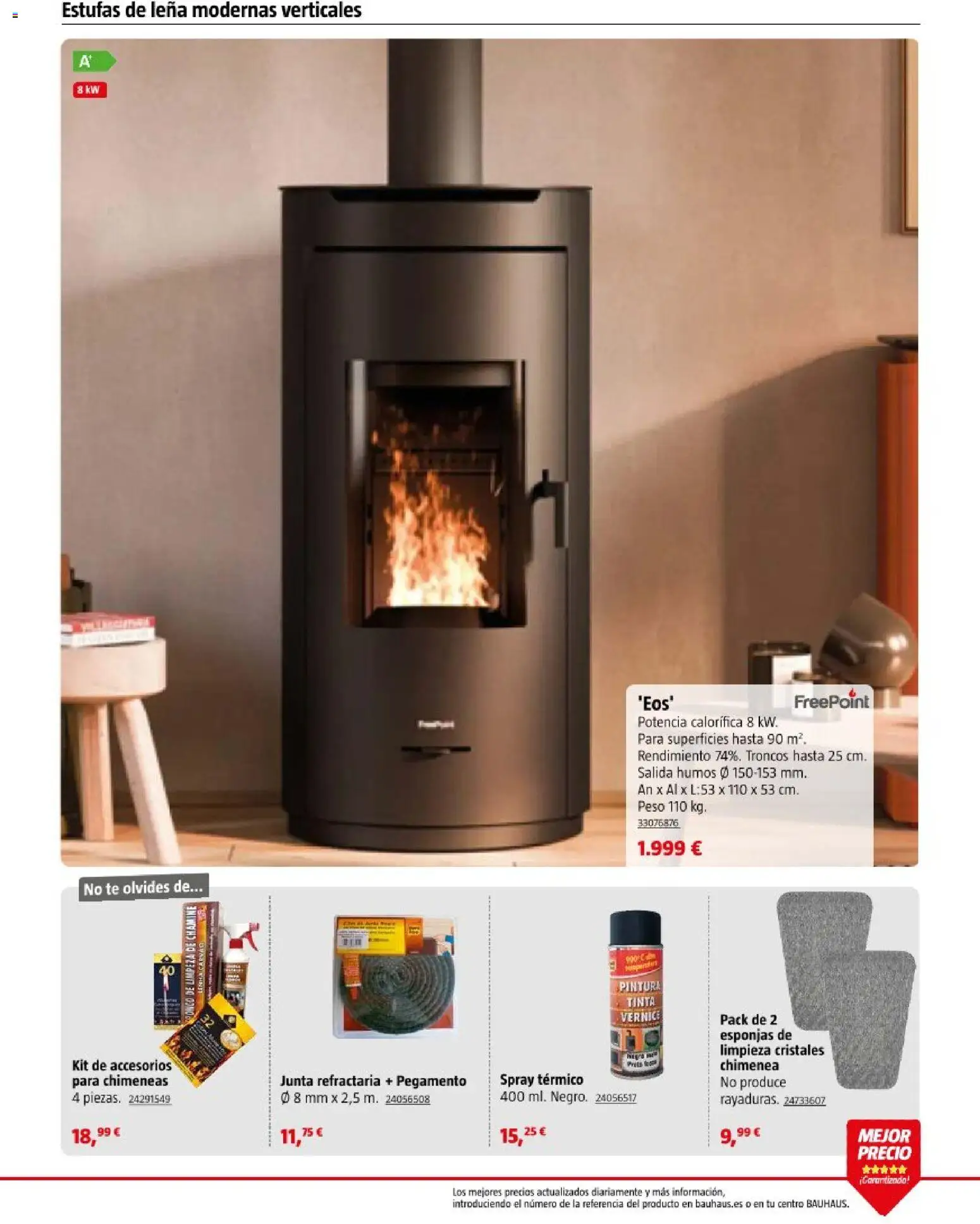 Bauhaus Calefacción │ válido desde el 29/09/2026 | Página: 29 | Productos: Esponjas, Té, Peso, Leña