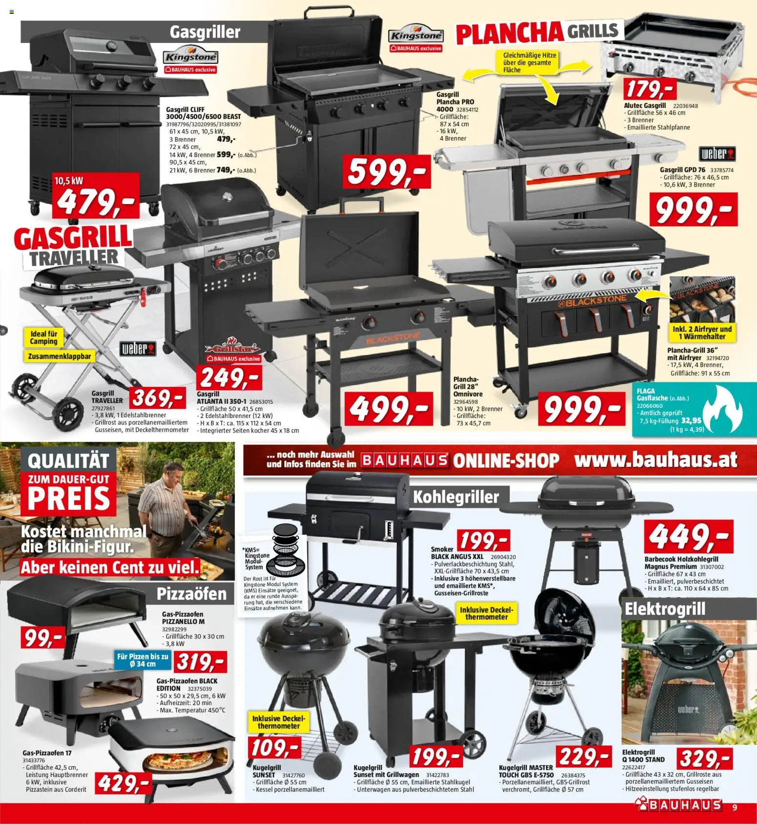 Bauhaus Prospekt aktuell gültig ab 26.05.2026 | Seite: 9 | Produkte: Grill, Thermometer, Kocher