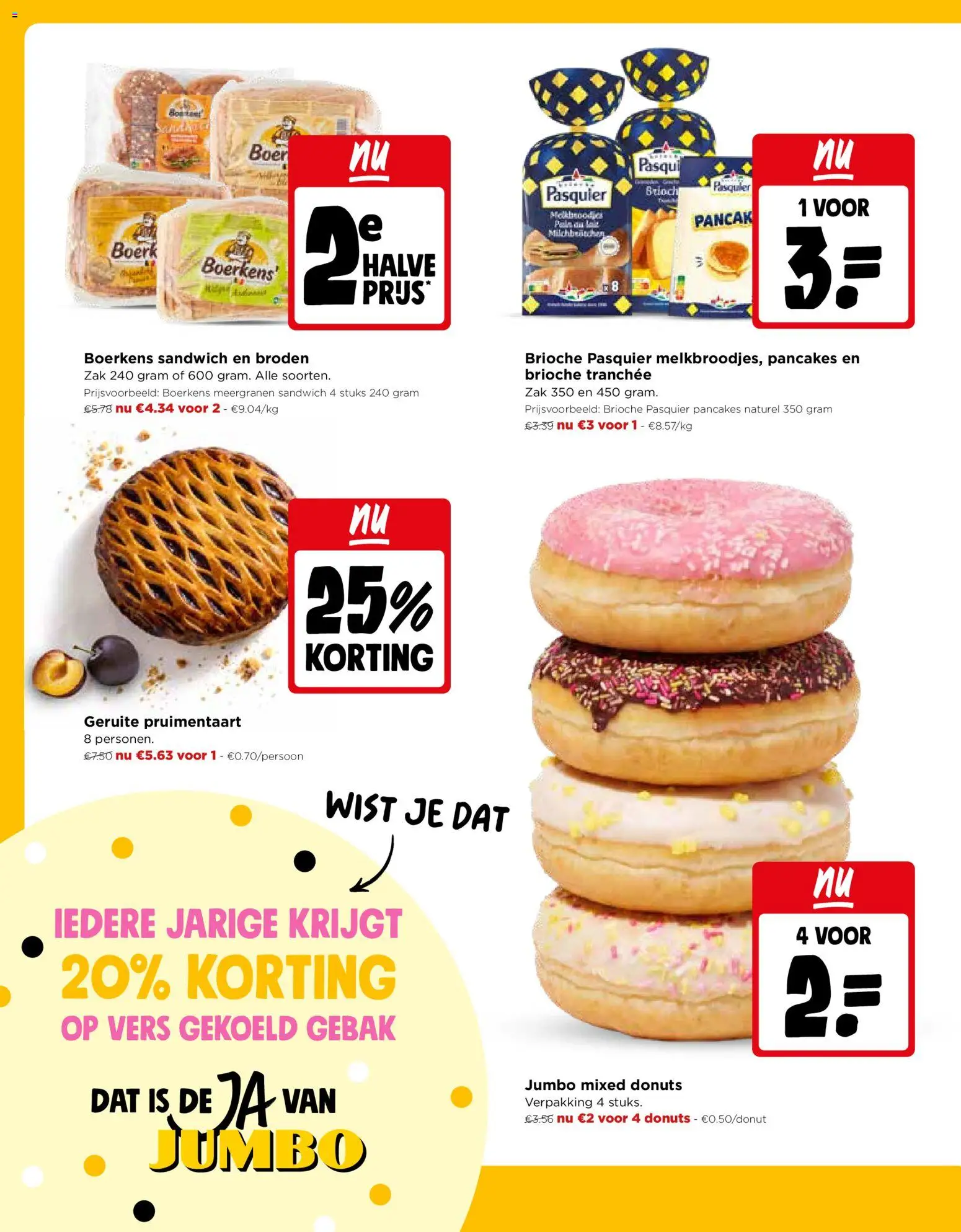 {H1} | Pagina: 6 | Producten: Sandwich, Donuts, Zak, Brioche