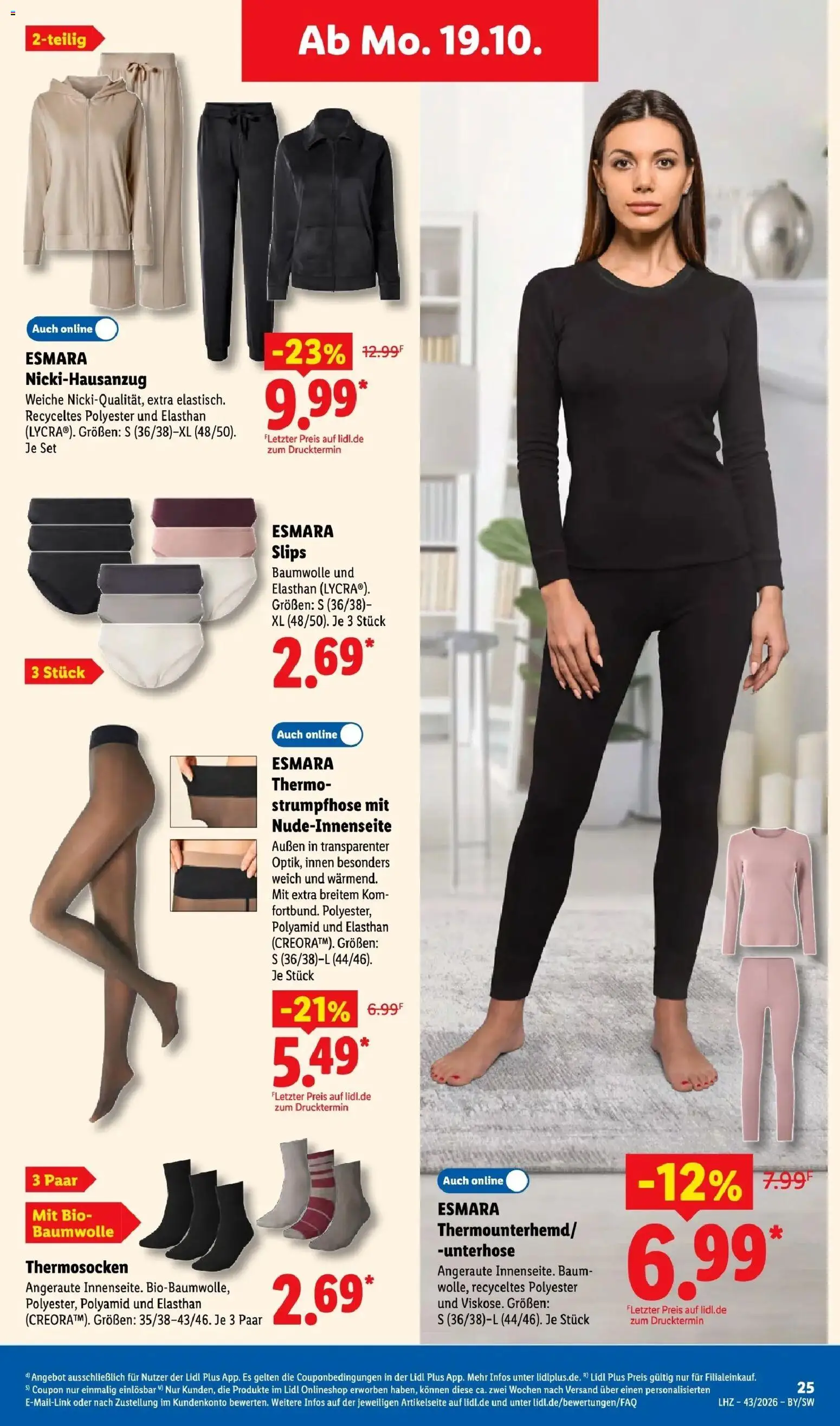 Lidl Prospekt Weikersheim (ab 19.10.2026) zum Blättern » Angebote | Seite: 37 | Produkte: Strumpfhose