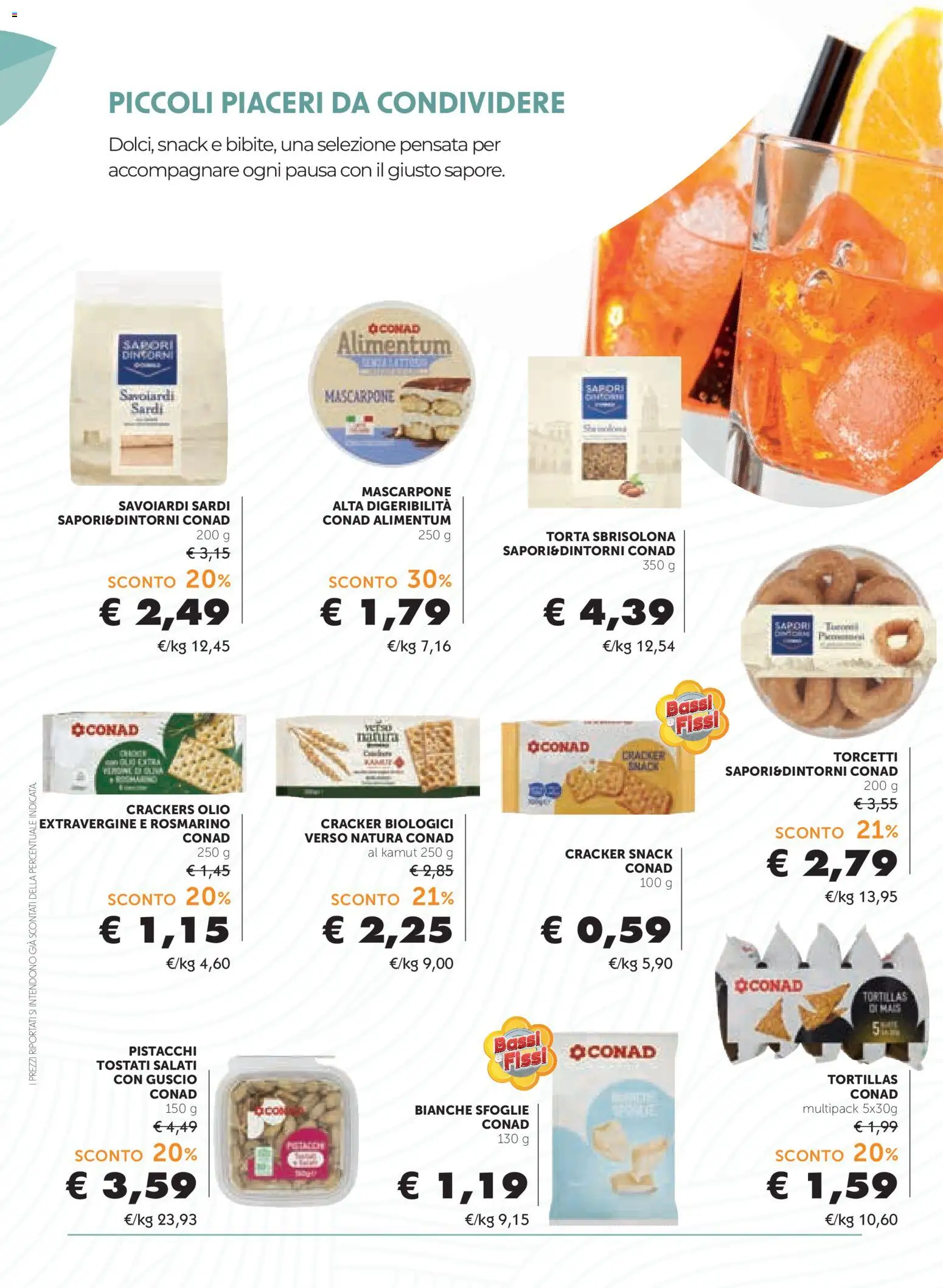Volantino Conad del 09/09/2026 | Pagina: 10 | Prodotti: Rosmarino, Olio, Tortillas, Savoiardi