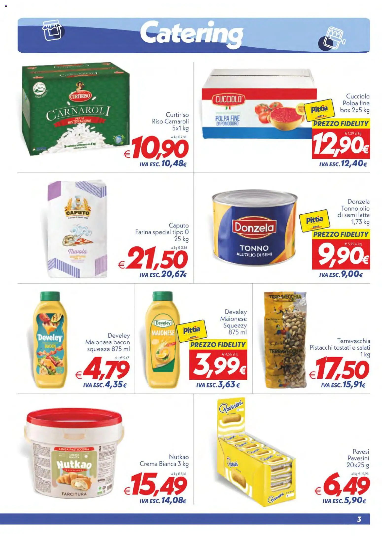 Volantino SuperConveniente del 30/06/2026 | Pagina: 3 | Prodotti: Riso Carnaroli, Pomodoro, Farina, Tonno