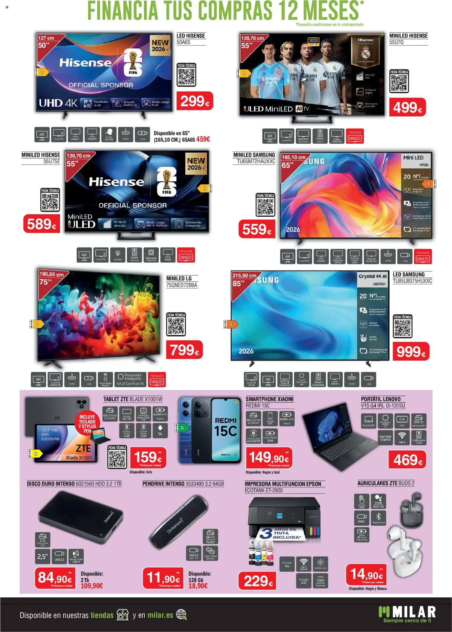 Milar folleto │ válido desde el 01/09/2026 | Página: 3 | Productos: Portátil, Altavoces, Teclado, Batería