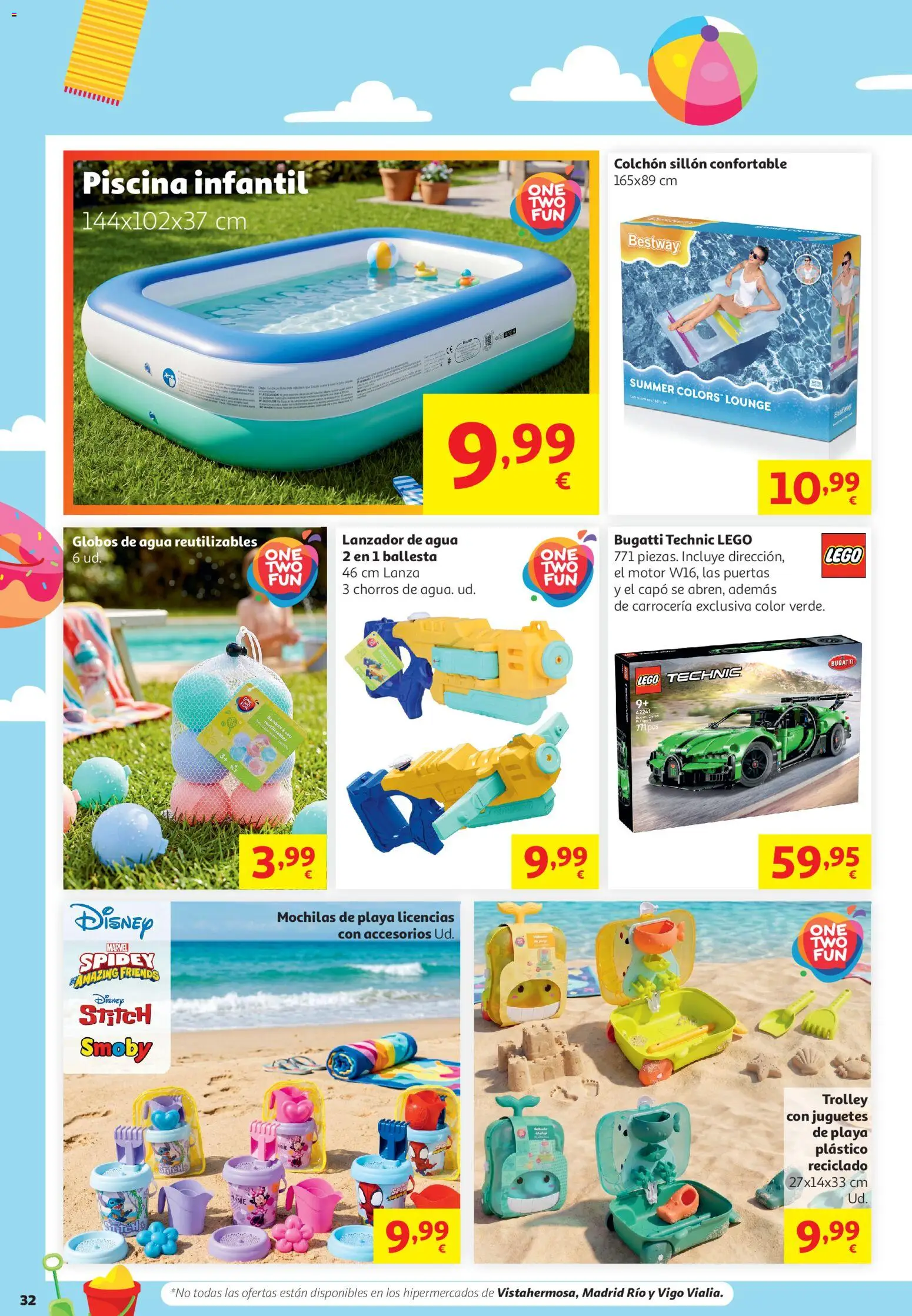 Alcampo - HG General │ válido desde el 16.06.2026 | Página: 32 | Productos: Colchon, Juguetes, Sillón