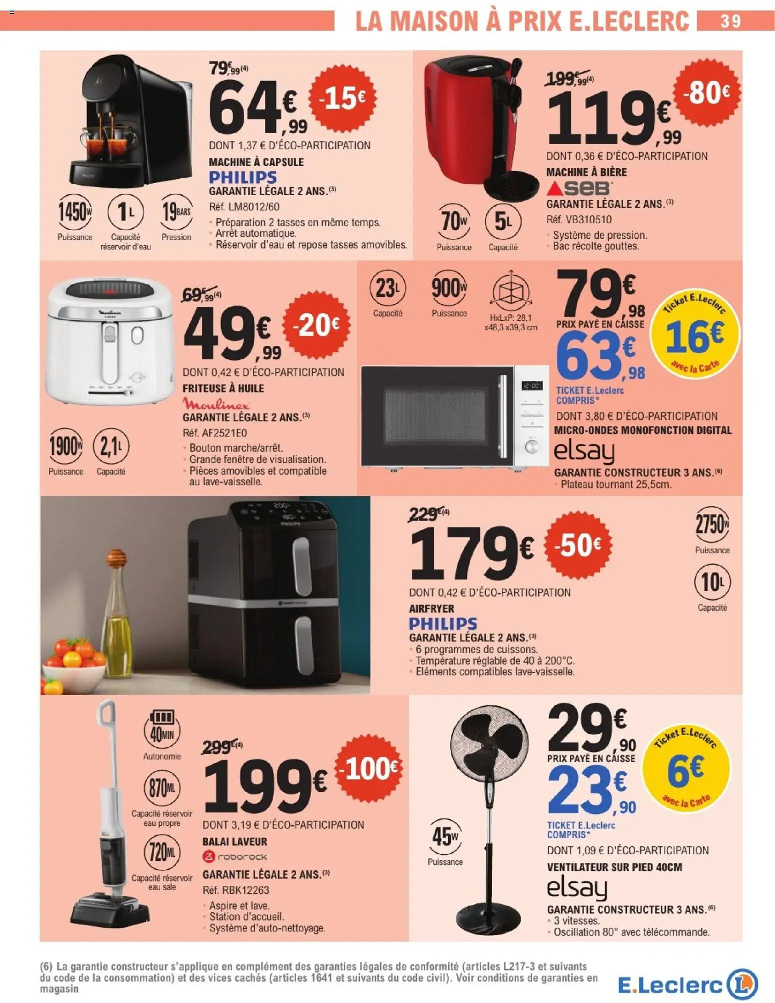 {H1} | Page: 39 | Produits: Ventilateur sur pied, Ventilateur, Réservoir d'eau, Tasses