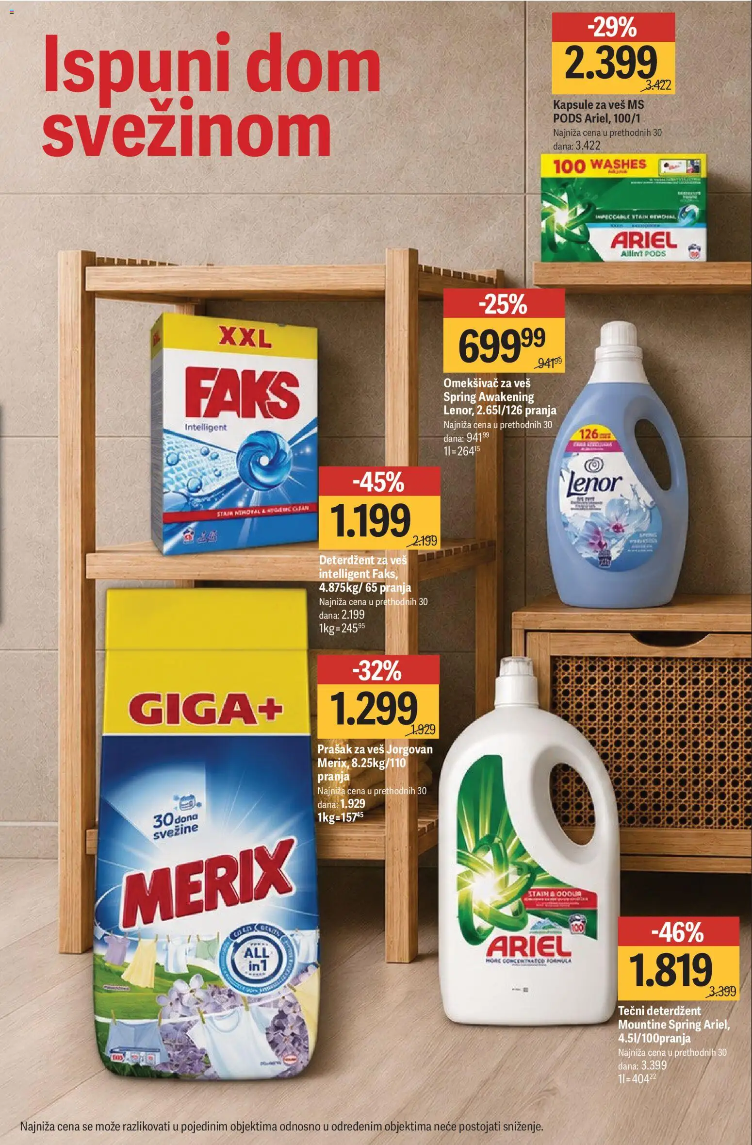 Maxi katalog - važi od 10.09.2026 | Strana: 4 | Proizvode: Tečni deterdžent, Lenor, Kapsule, Prašak za veš