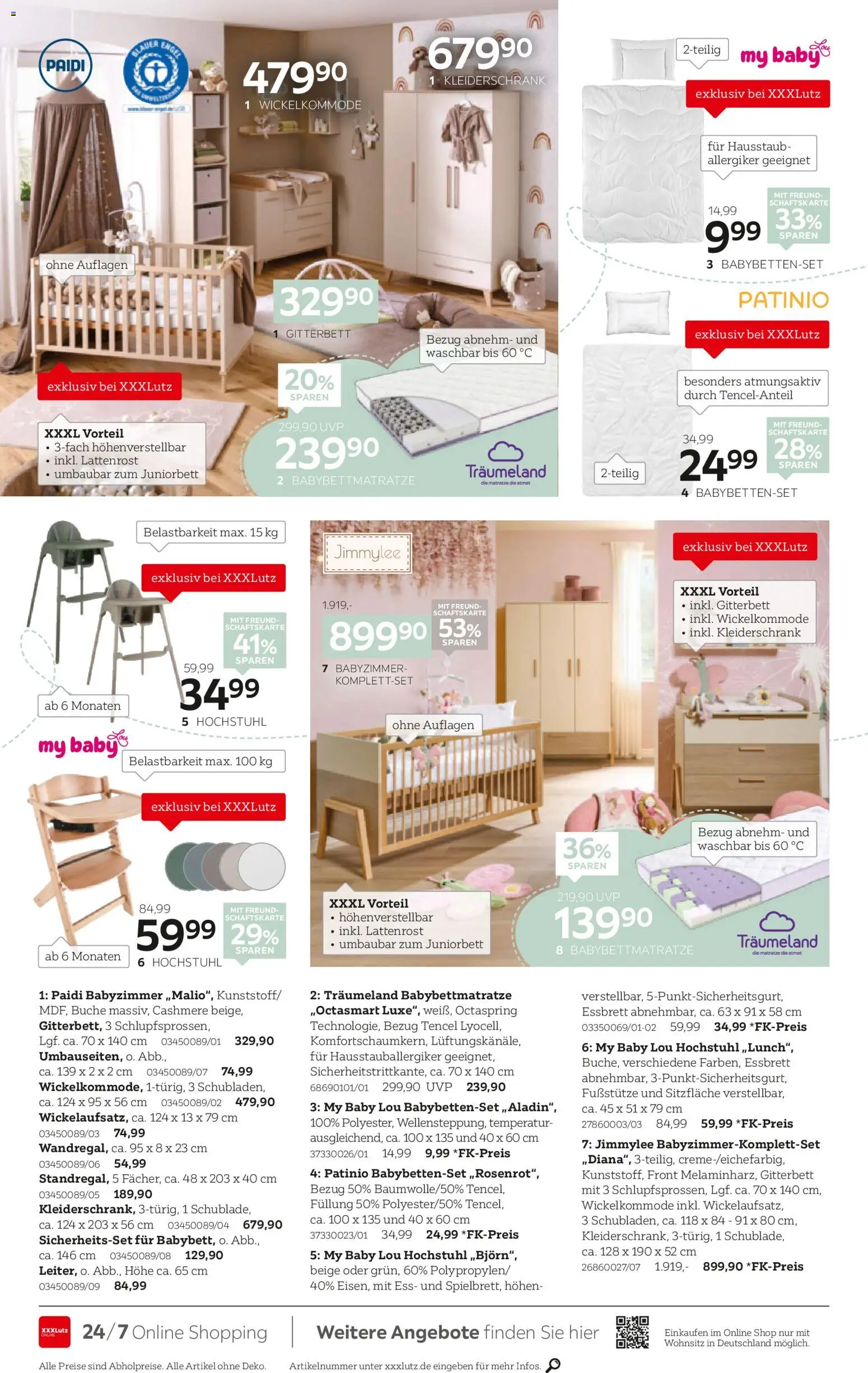 XXXLutz Haushalt & Wohnaccessoires – gültig ab 10.10.2026 | Seite: 14 | Produkte: Matratze, Kleiderschrank, Lattenrost