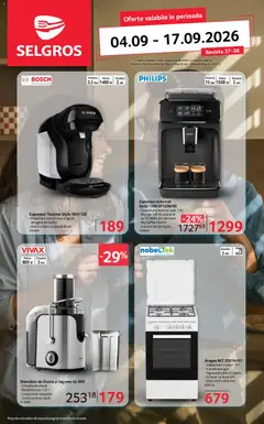Ofertele Selgros valabile de la 04.09.2026