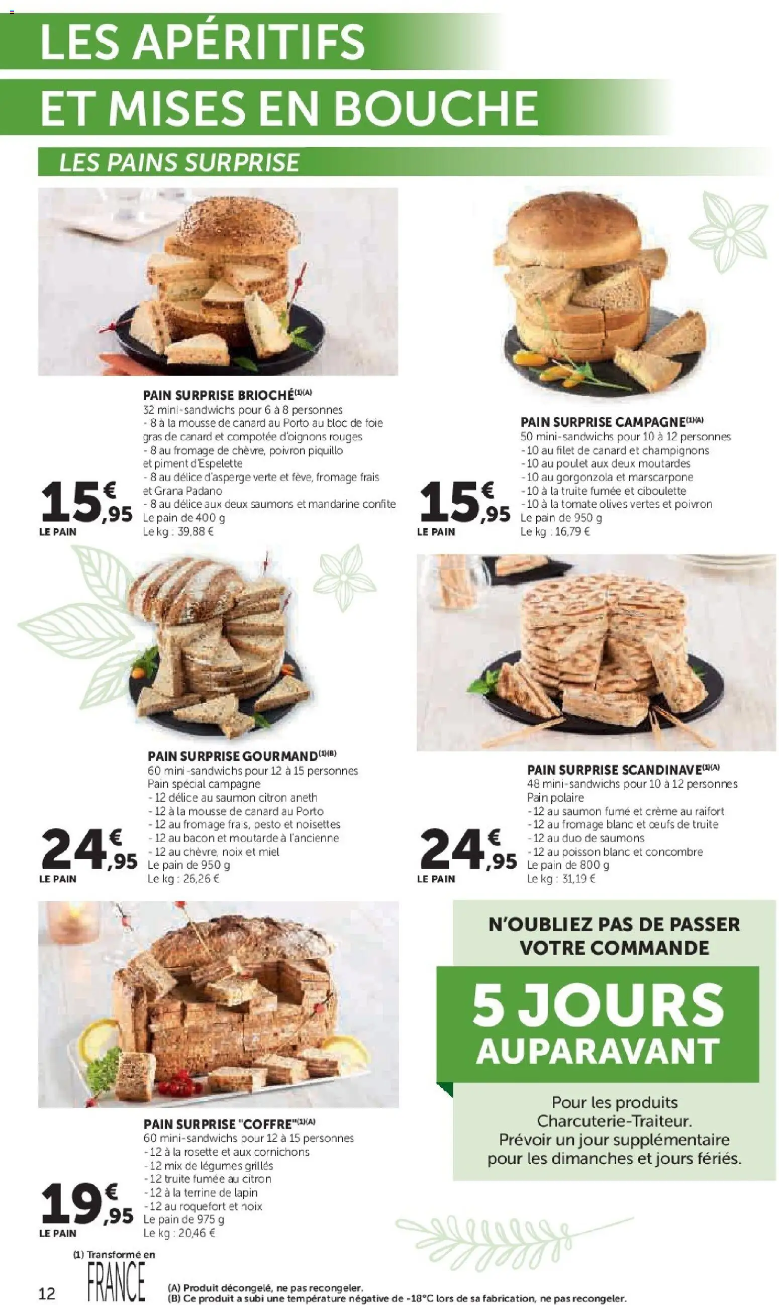 {H1} | Page: 12 | Produits: Lapin, Mousse, Fromage blanc, Crème