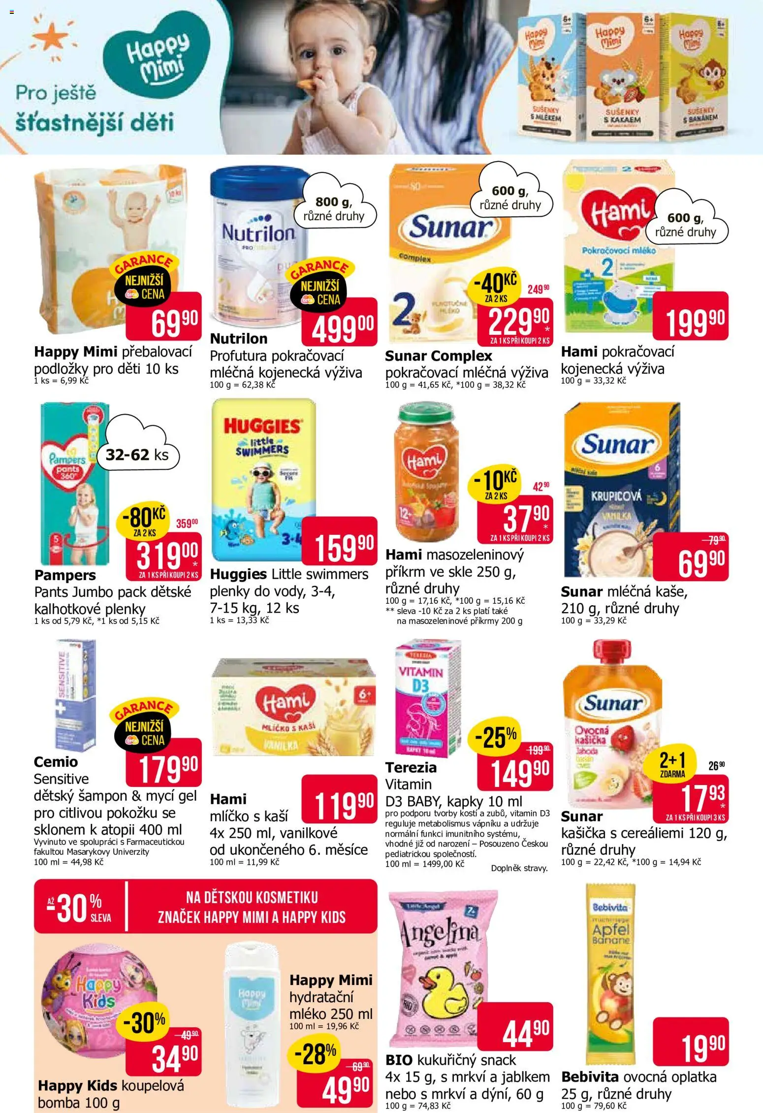 TETA Drogerie leták od 16.07.2026 | Strana: 11 | Produkty: Mléko, Sunar Complex, Pants, Nutrilon
