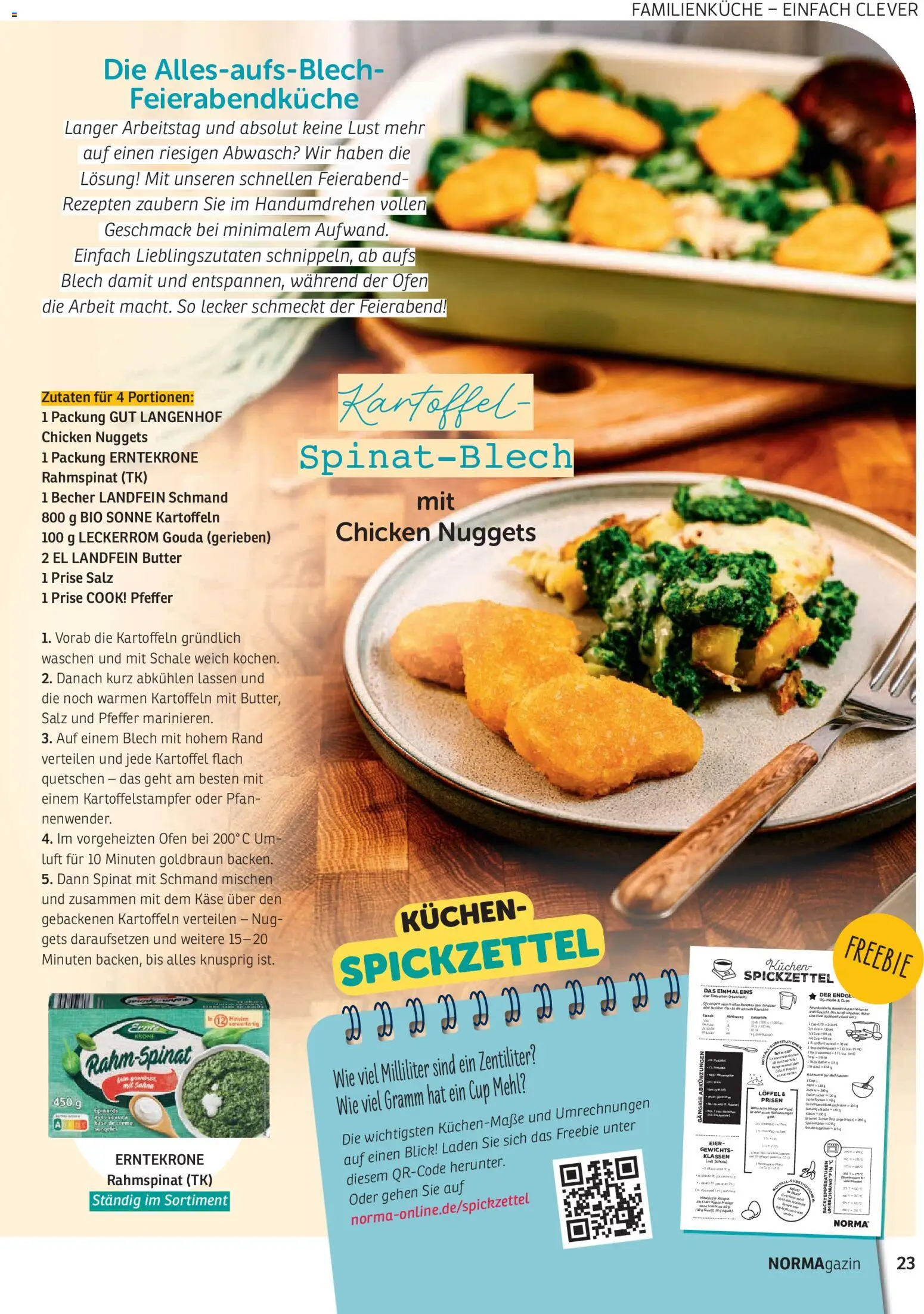 Norma NORMAgazin Mai/Juni 2026 – gültig ab 01.05.2026 | Seite: 23 | Produkte: Ofen, Mehl, Eier, Salz
