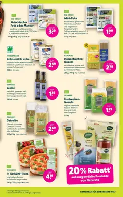 BioMarkt Prospekt 	 ab 20.05.2026 gültig | Seite: 9 | Produkte: Kaffee, Leinöl, Tiefkühlpizza, Nudeln