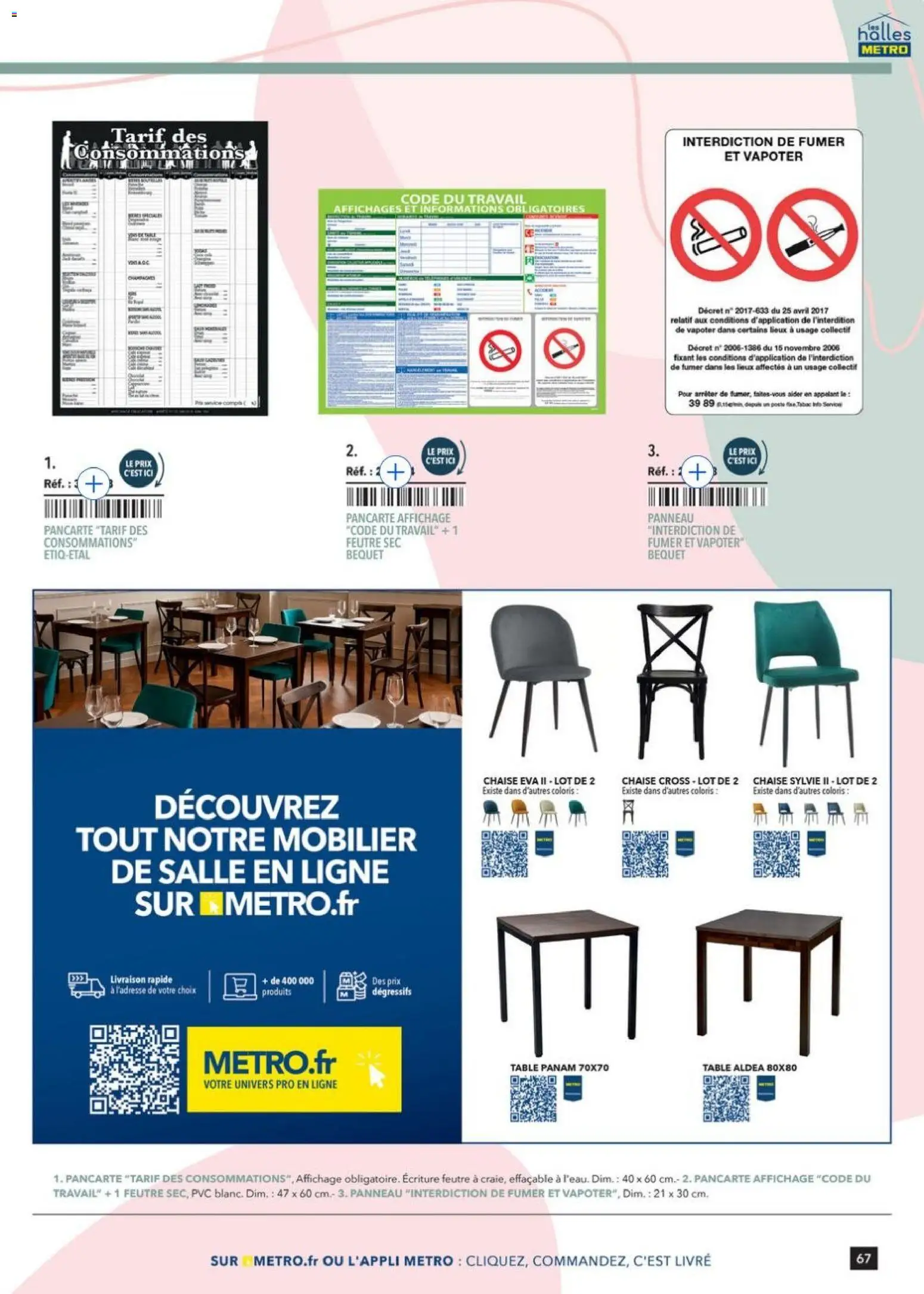{H1} | Page: 67 | Produits: Table, Chaise, Livre