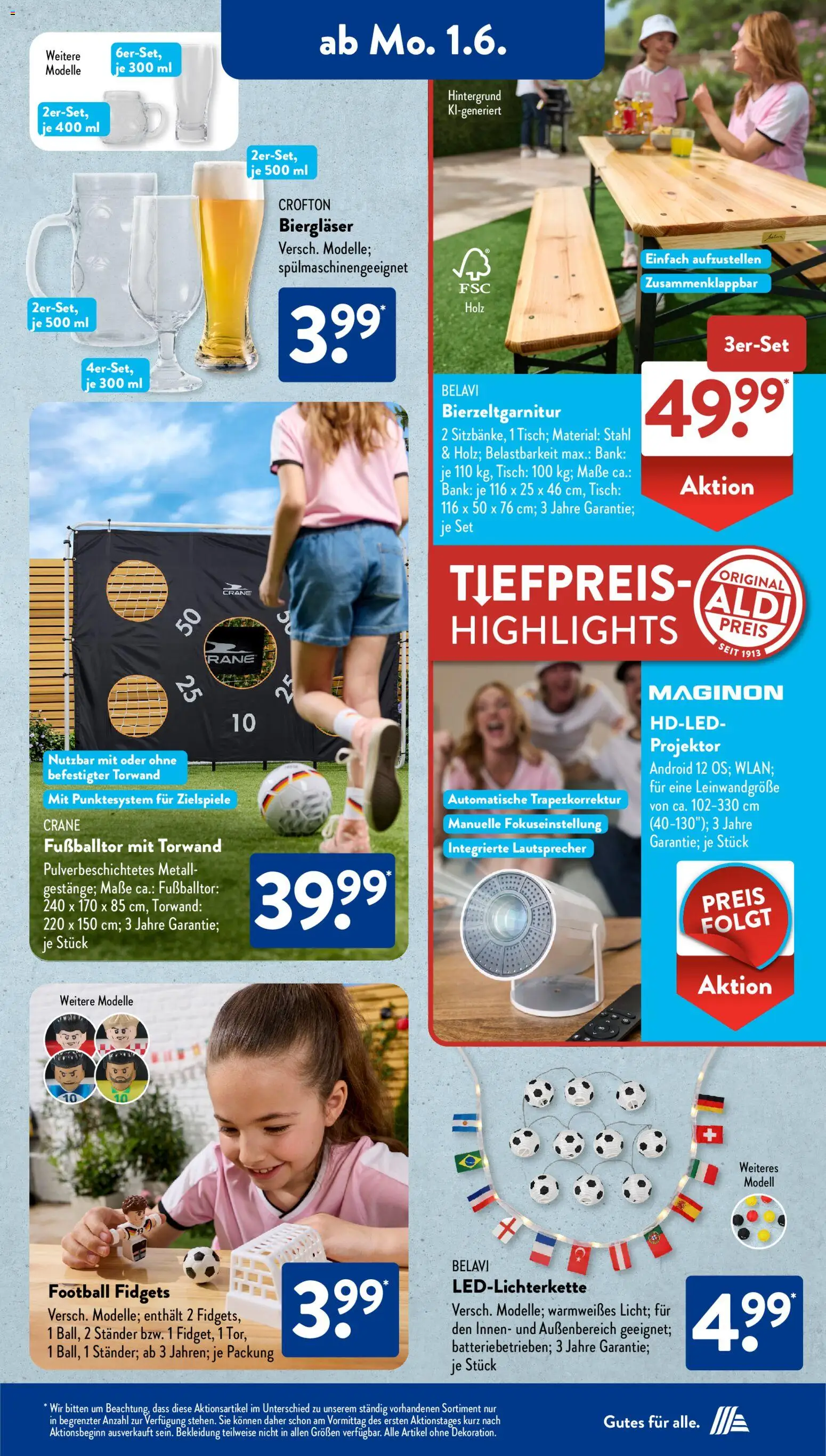 Aldi Süd Prospekt 	 – gültig ab 01.06.2026 | Seite: 3 | Produkte: Lautsprecher, Belavi, Tisch, Football