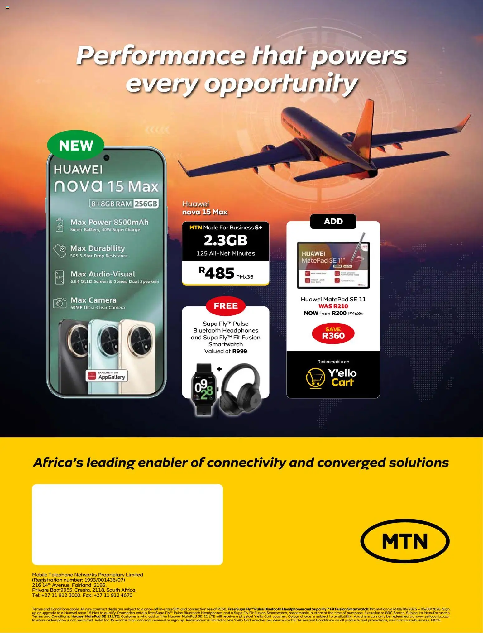 New MTN catalogue – valid from 07/07/2026 | Page: 12 | Products: Sim, Camera, Bag, Smartwatch