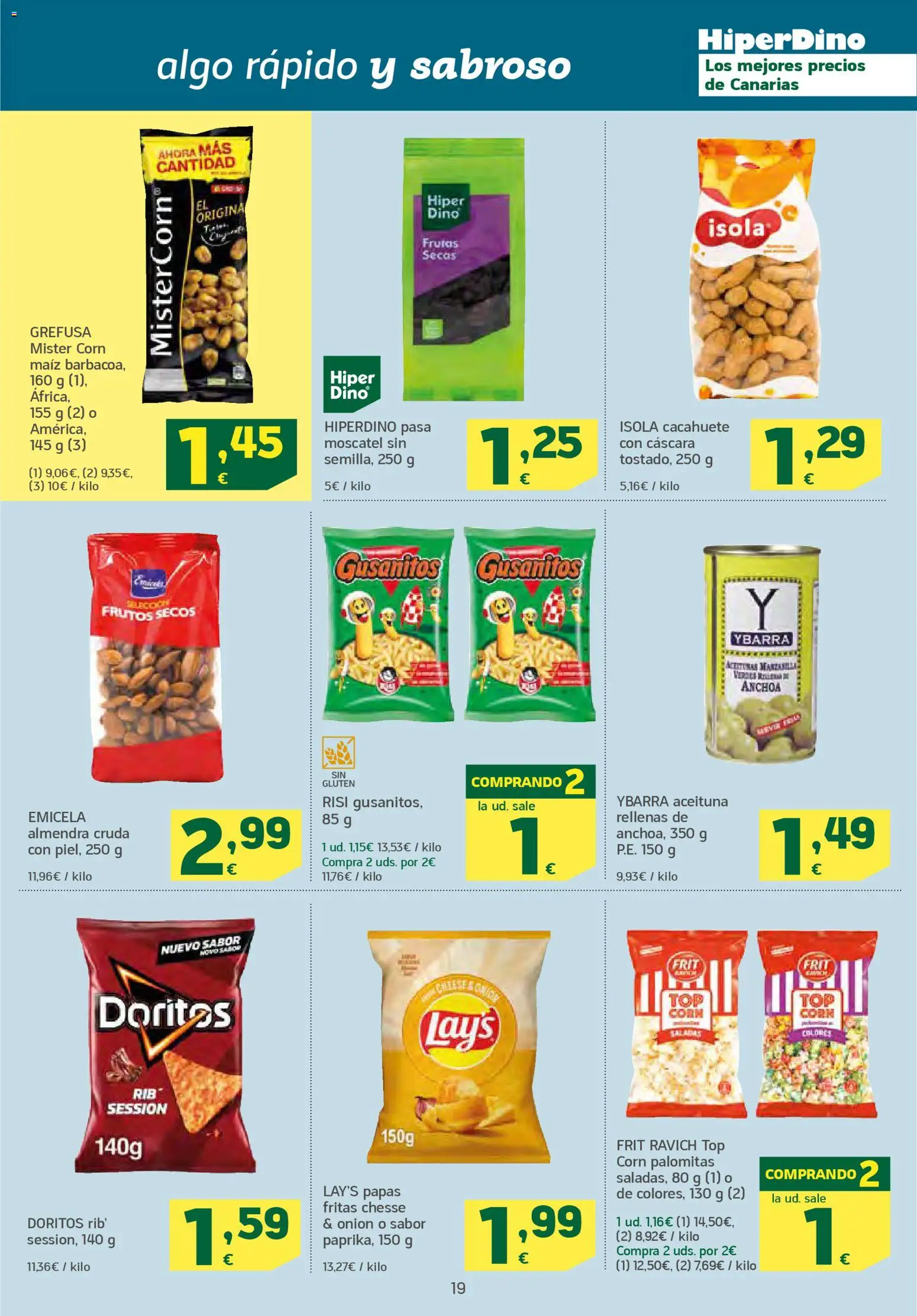 HiperDino folleto │ válido desde el 10.03.2026 | Página: 19 | Productos: Frutos secos, Anchoa