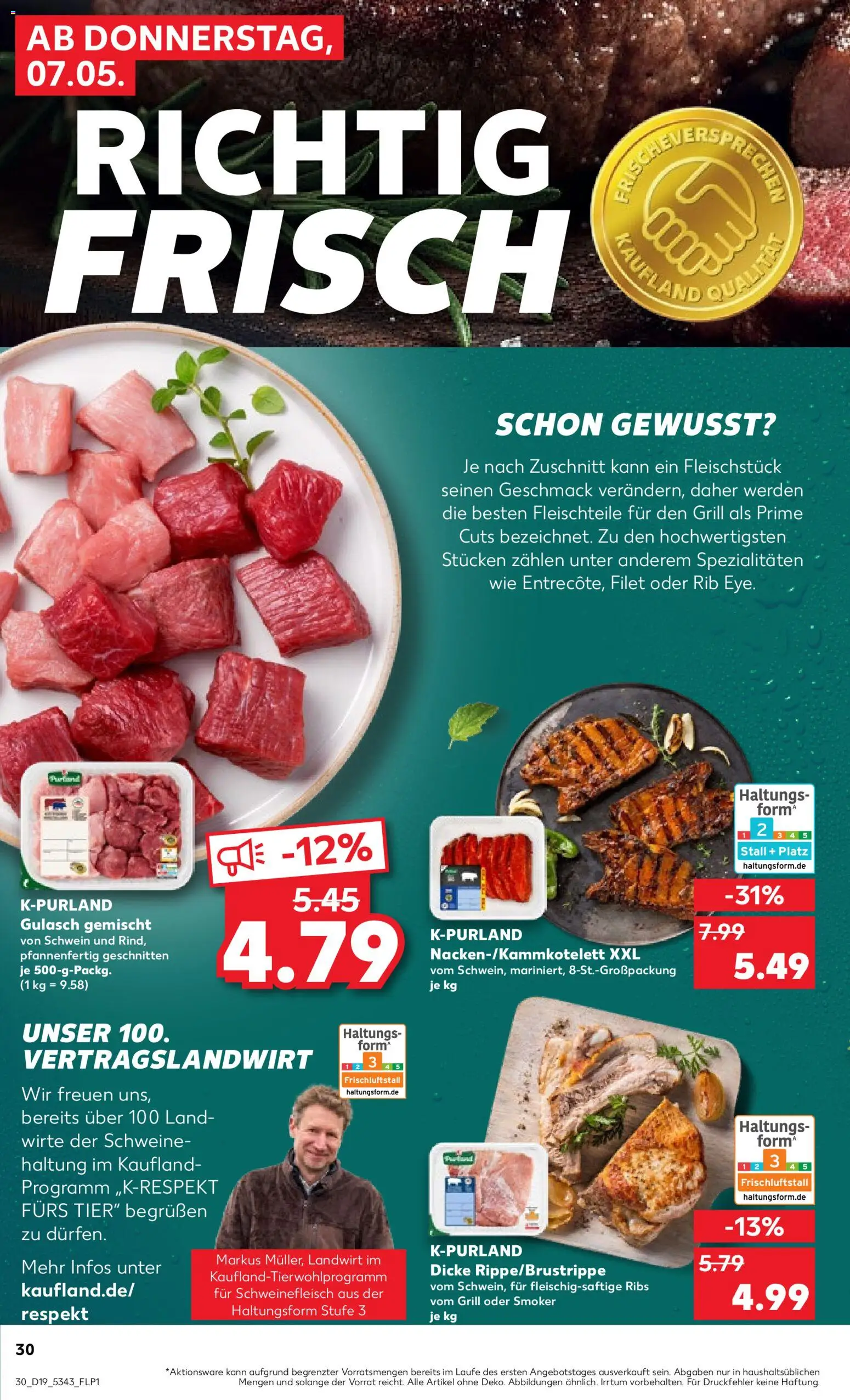 Kaufland Německo Black Friday od 07.05.2026 | Strana: 30 | Produkty: Forma, Filet