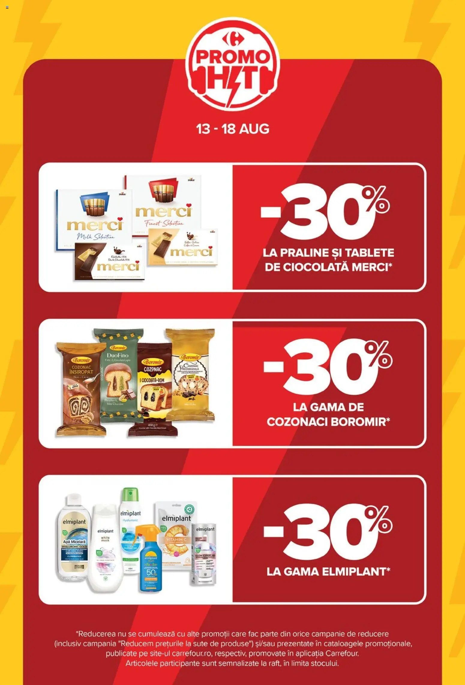 Noul catalog Carrefour – valabil de la 12.08.2026 | Pagină: 9 | Produse: Praline, Ciocolată, Merci
