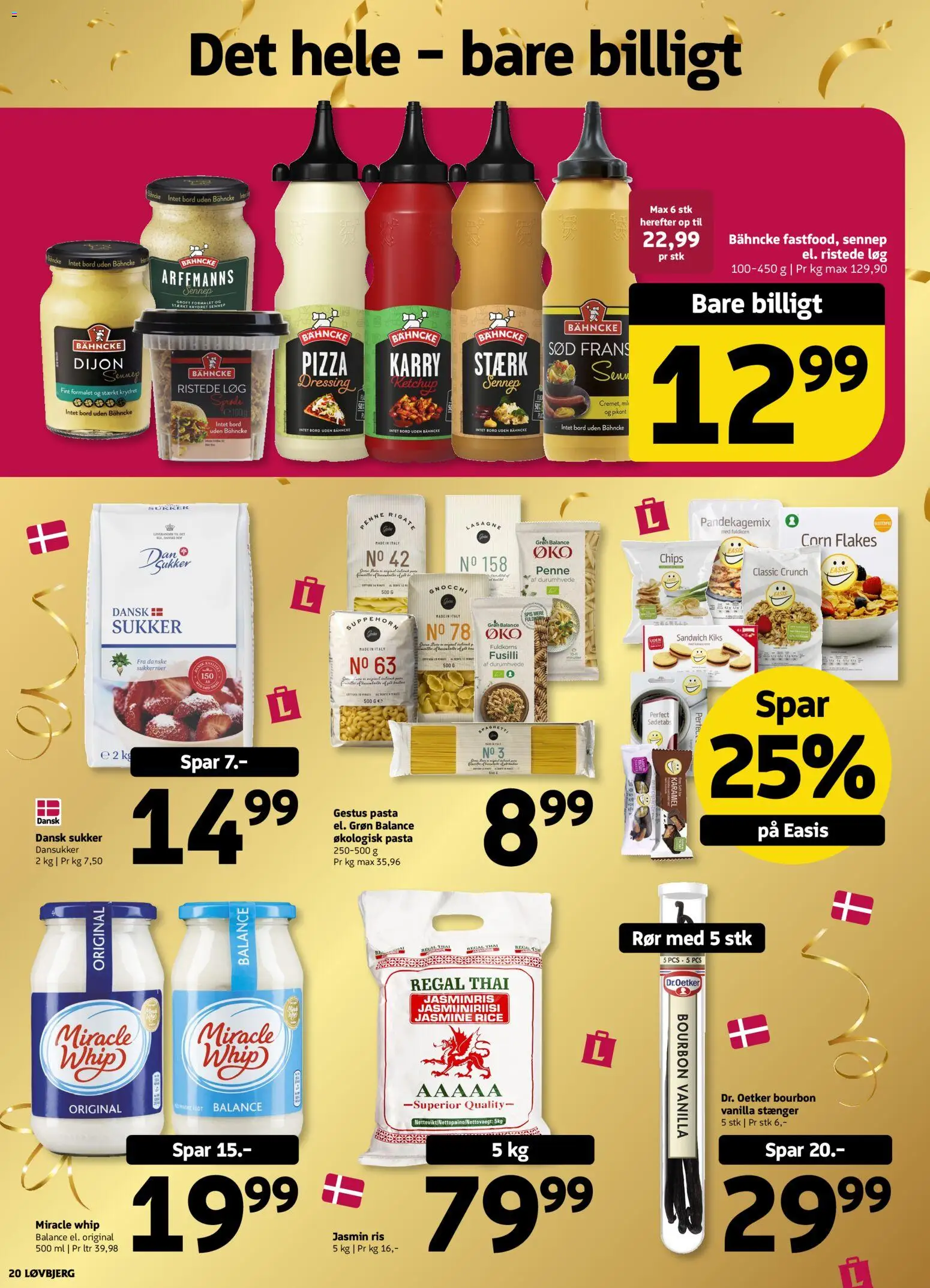 Løvbjerg tilbudsavis – gyldig fra 02/10/2026 | Side: 20 | Produkter: Karry, Pizza, Bourbon, Lasagne