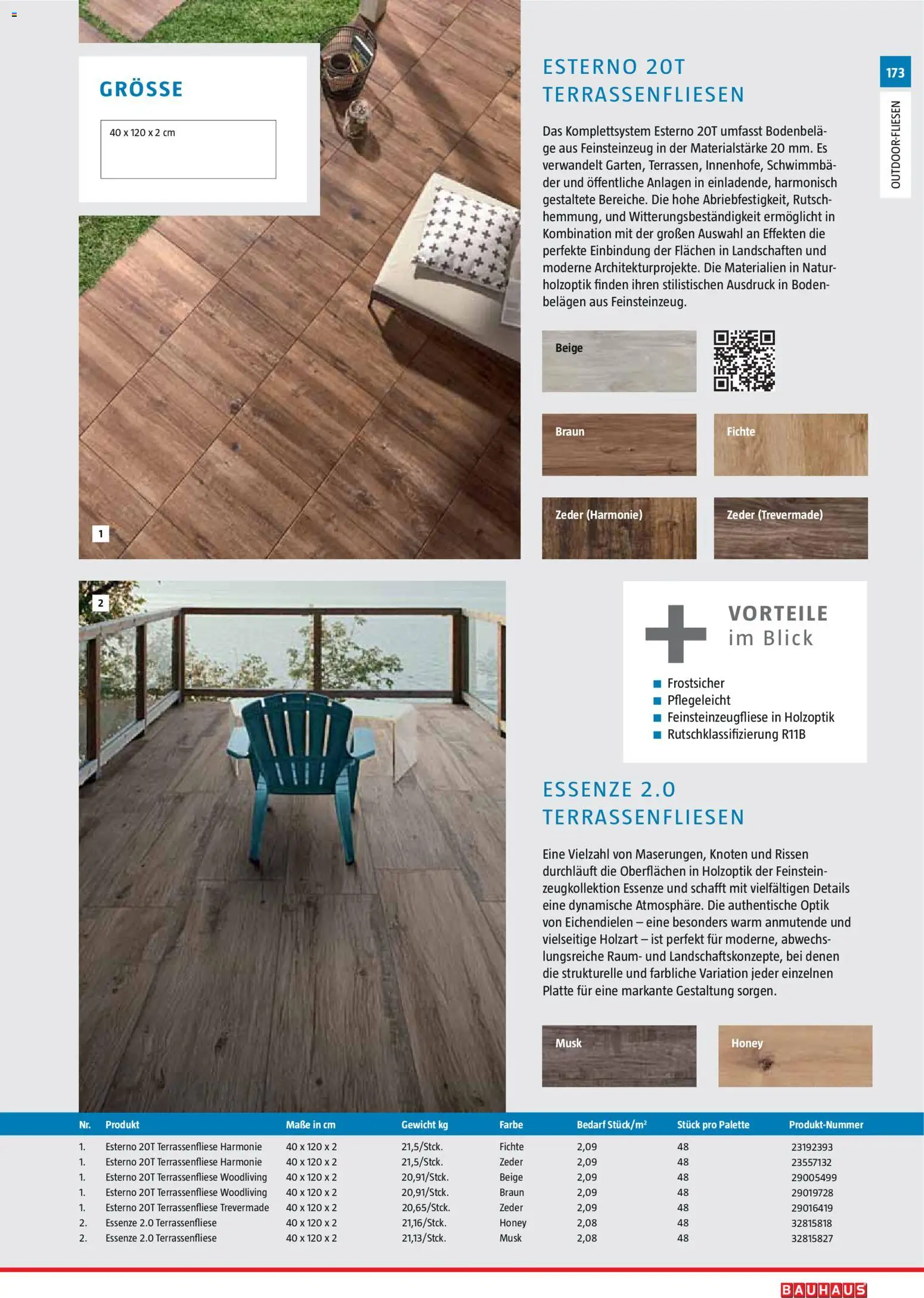 Bauhaus Gartenbaumaterialien gültig ab 01.04.2026 | Seite: 173 | Produkte: Gewicht