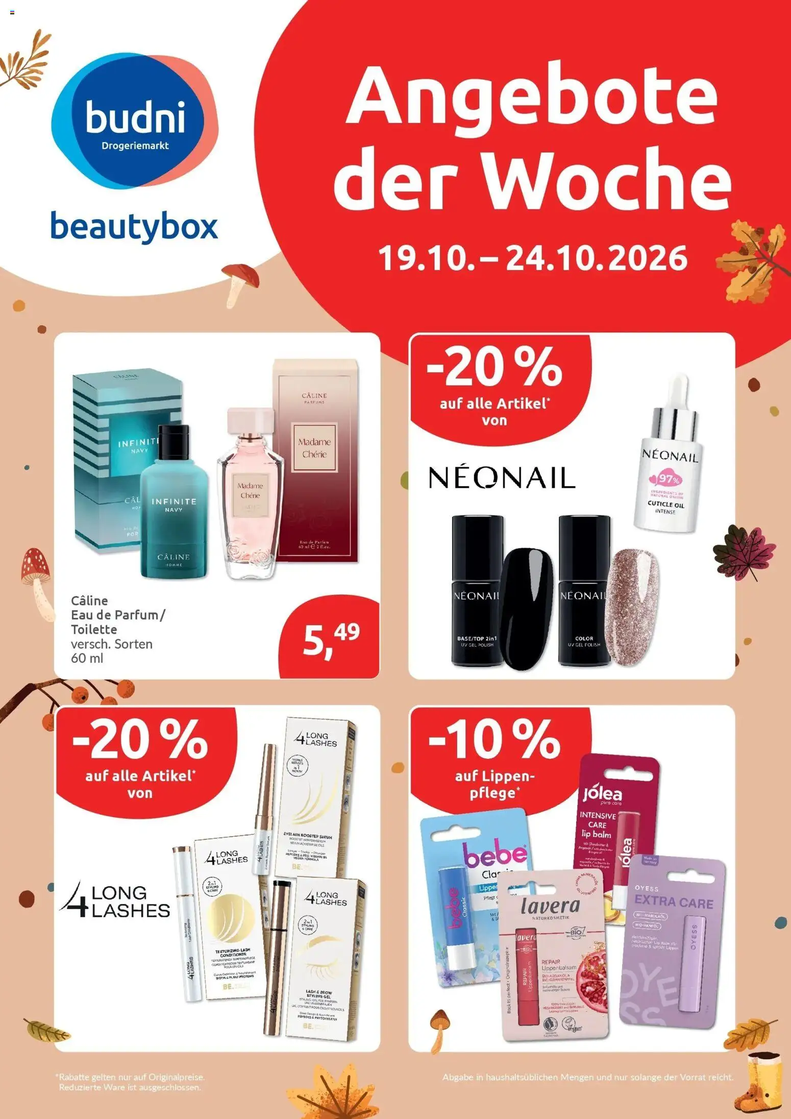 Edeka Prospekt Lübeck (ab 19.10.2026) » Angebote Online | Seite: 33 | Produkte: Toilette, Parfüm, Serum, Lip Balm