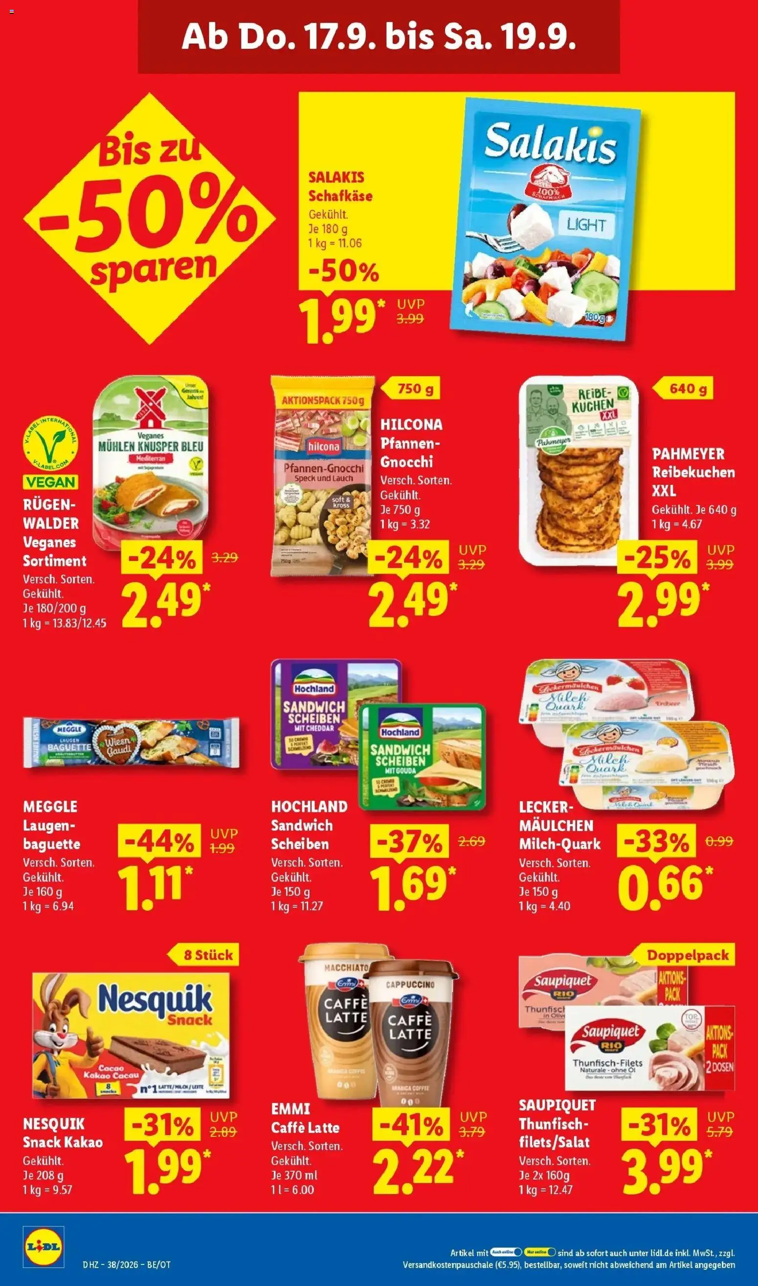 Lidl Prospekt Mahlow (ab 14.09.2026) zum Blättern » Angebote | Seite: 66 | Produkte: Gnocchi, Baguette, Schnitzel, Kuchen