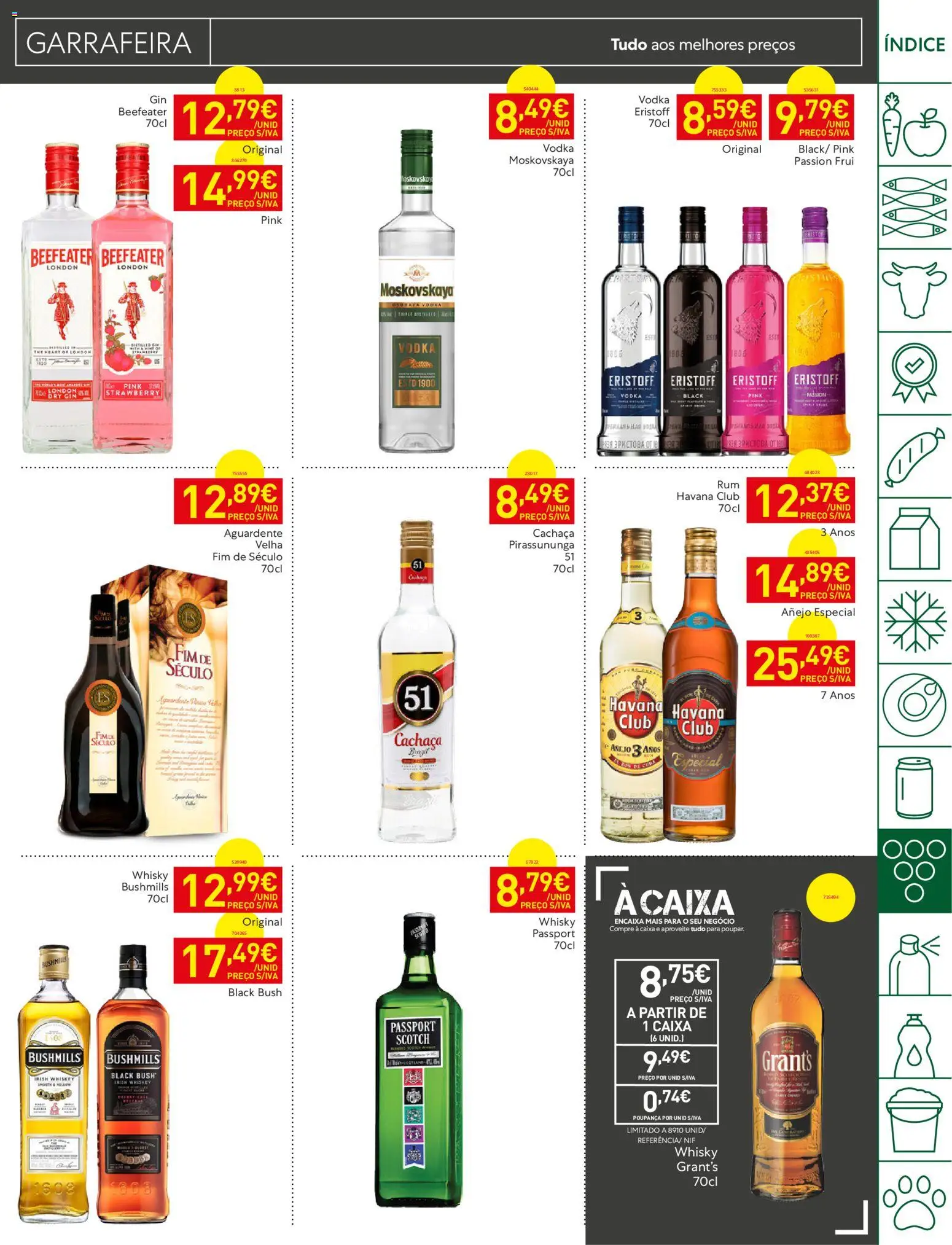 Recheio folheto Madeira │ válido de 23/06/2026 | Página: 31 | Produtos: Whisky, Cachaça, Caixa, Vodka