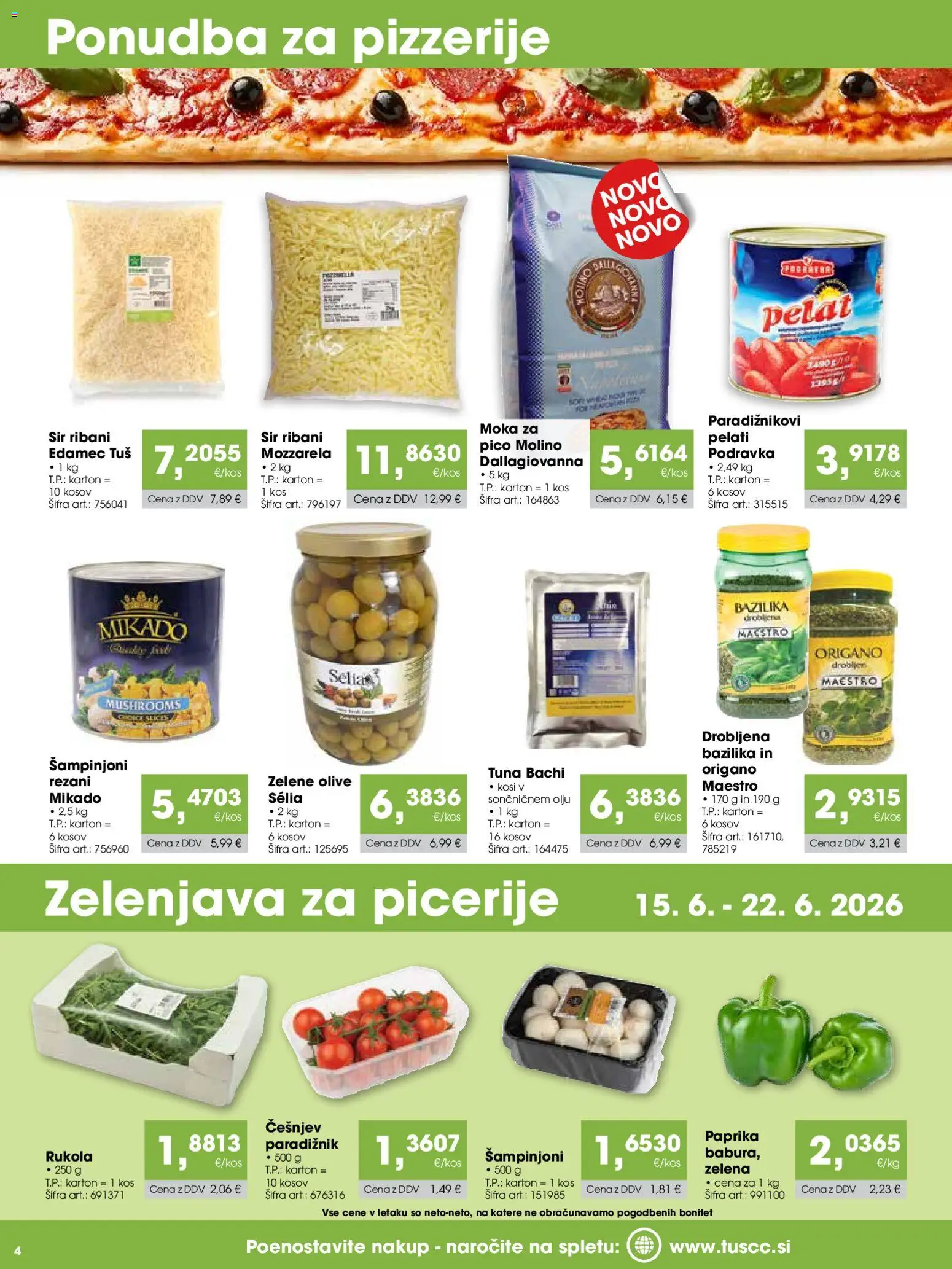 Novi Tuš katalog ponudbe – veljaven od 15.06.2026 | Stran: 4