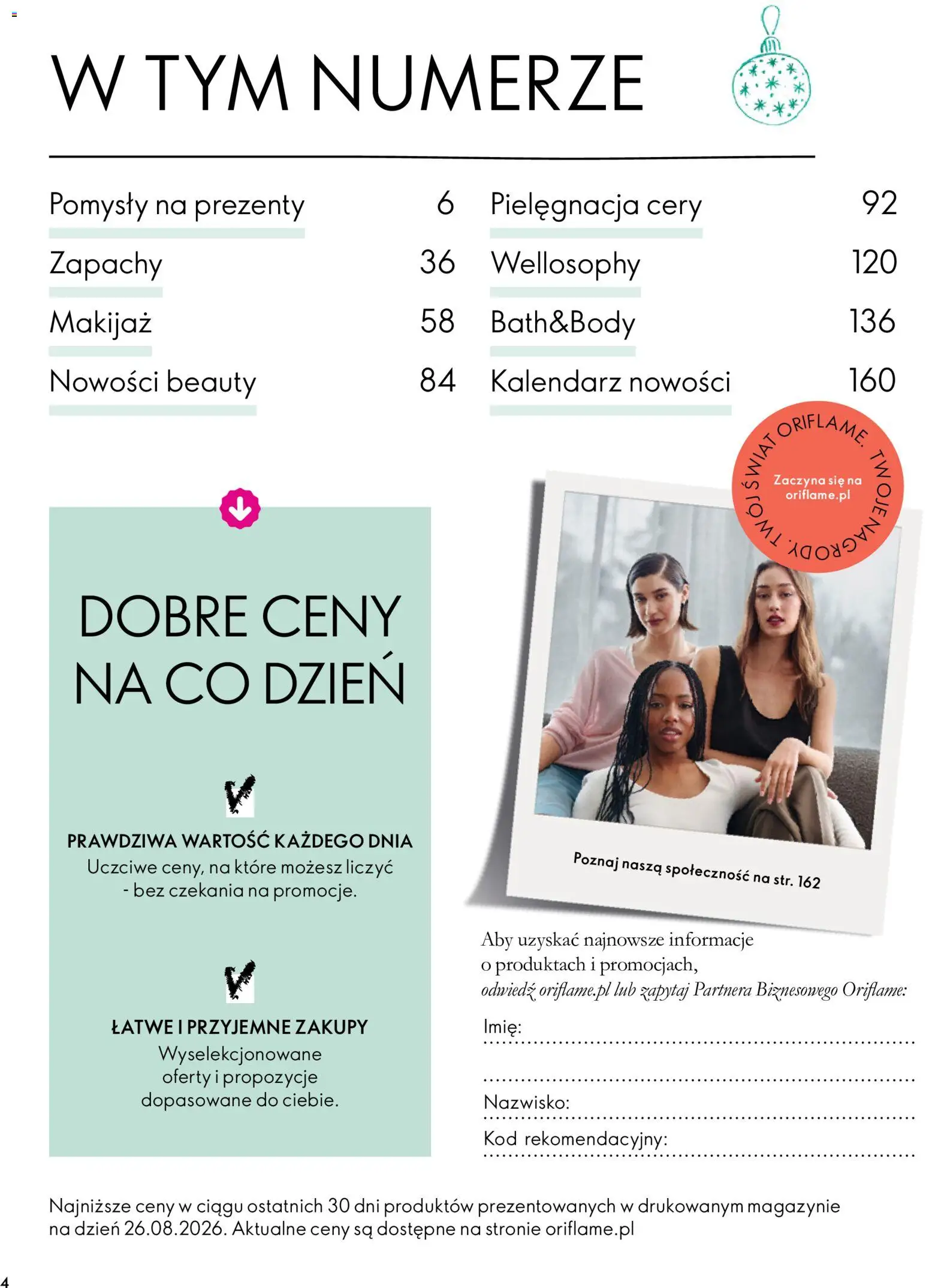 Oriflame Katalog 15 2026 od 11.11.2026 | Strona: 4