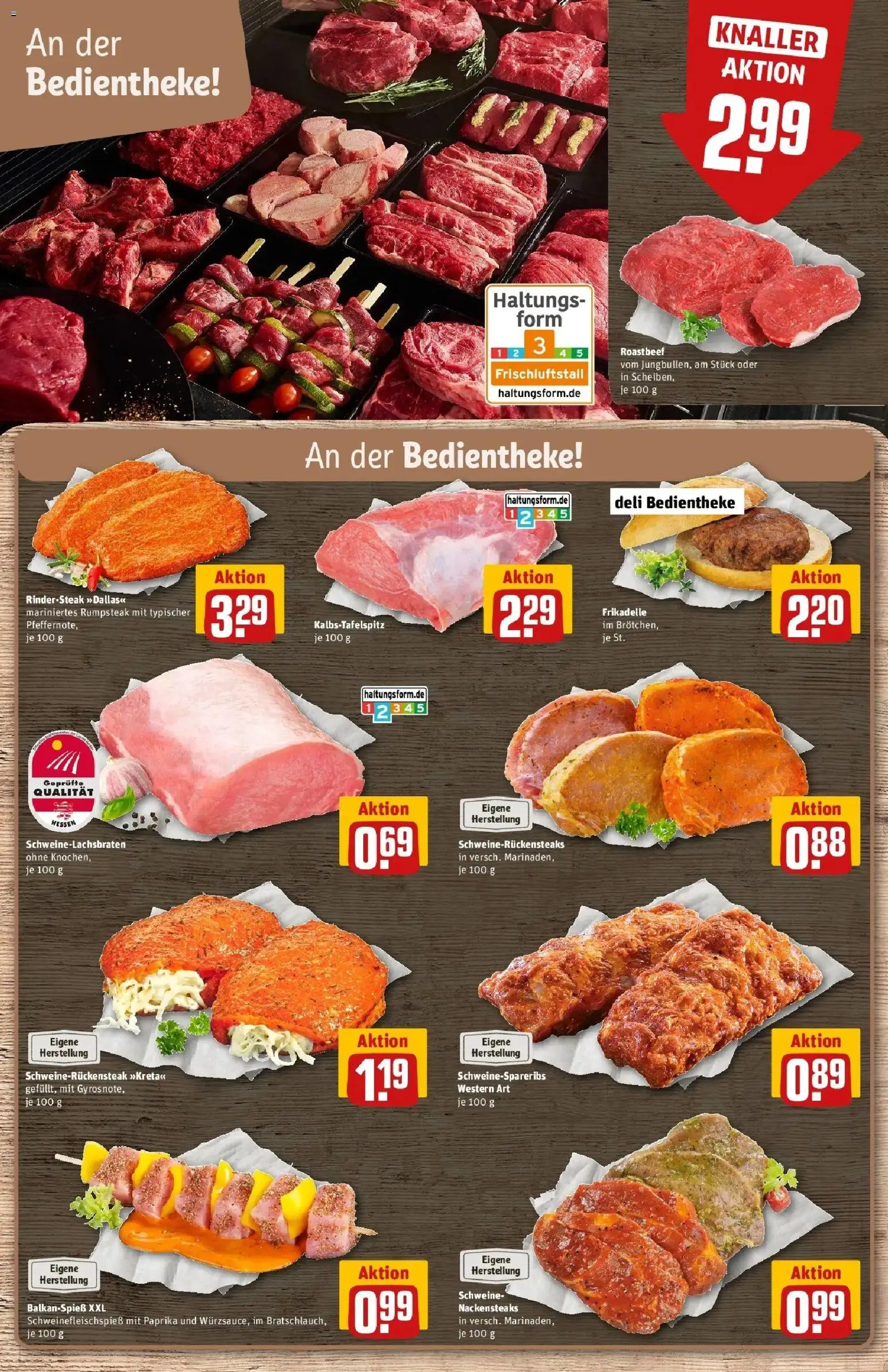 Rewe Prospekt Asslar – gültig ab 13.07.2026 | Seite: 8 | Produkte: Nackensteaks, Rumpsteak, Roastbeef, Paprika