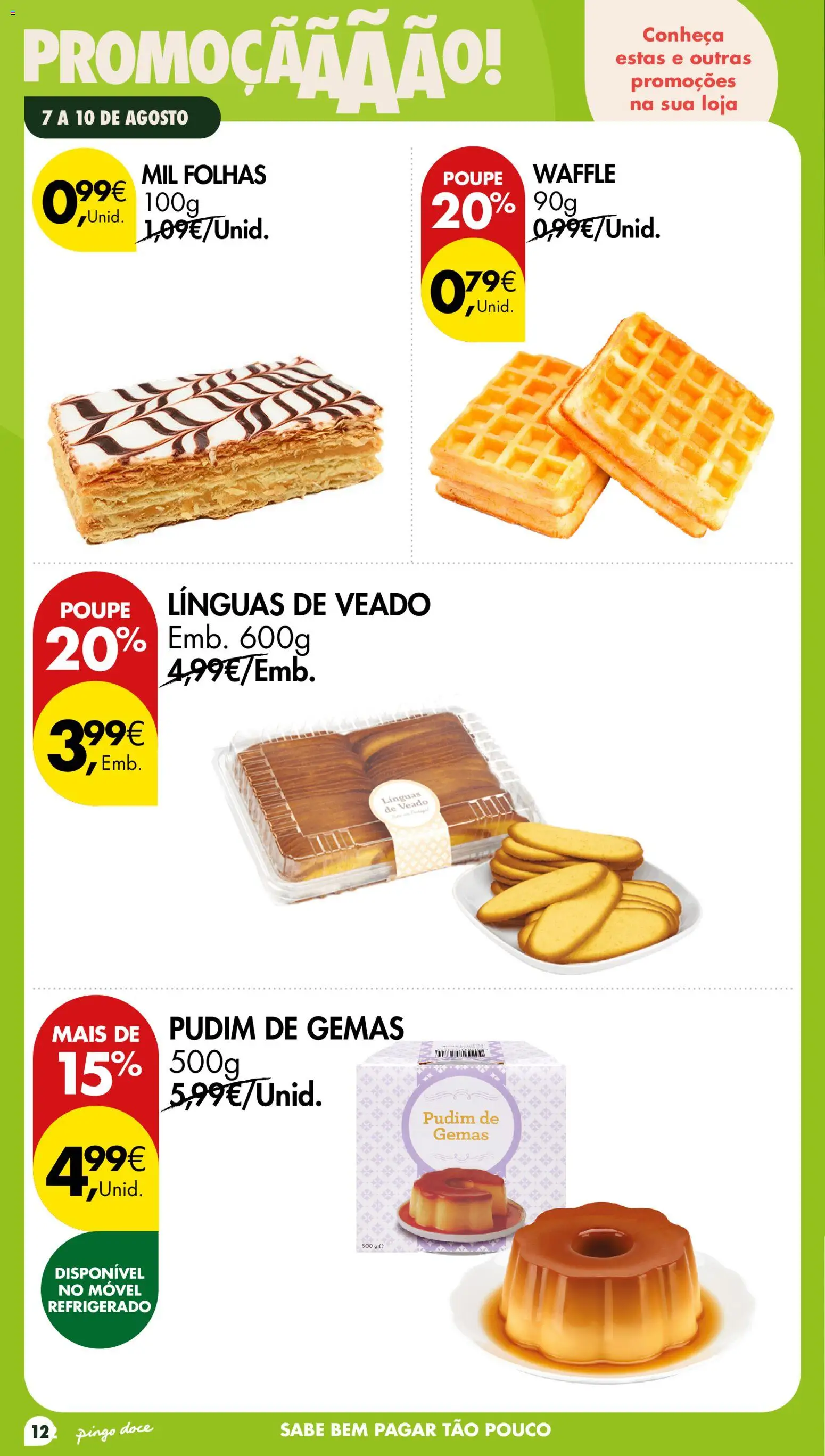 Pingo Doce Poupe este Fim de Semana │ válido de 07/08/2026 | Página: 12 | Produtos: Pudim