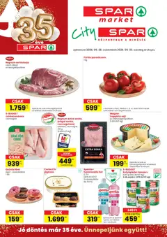 Spar Market akciós újság - amely érvényes a következő dátumtól: 28.05.2026