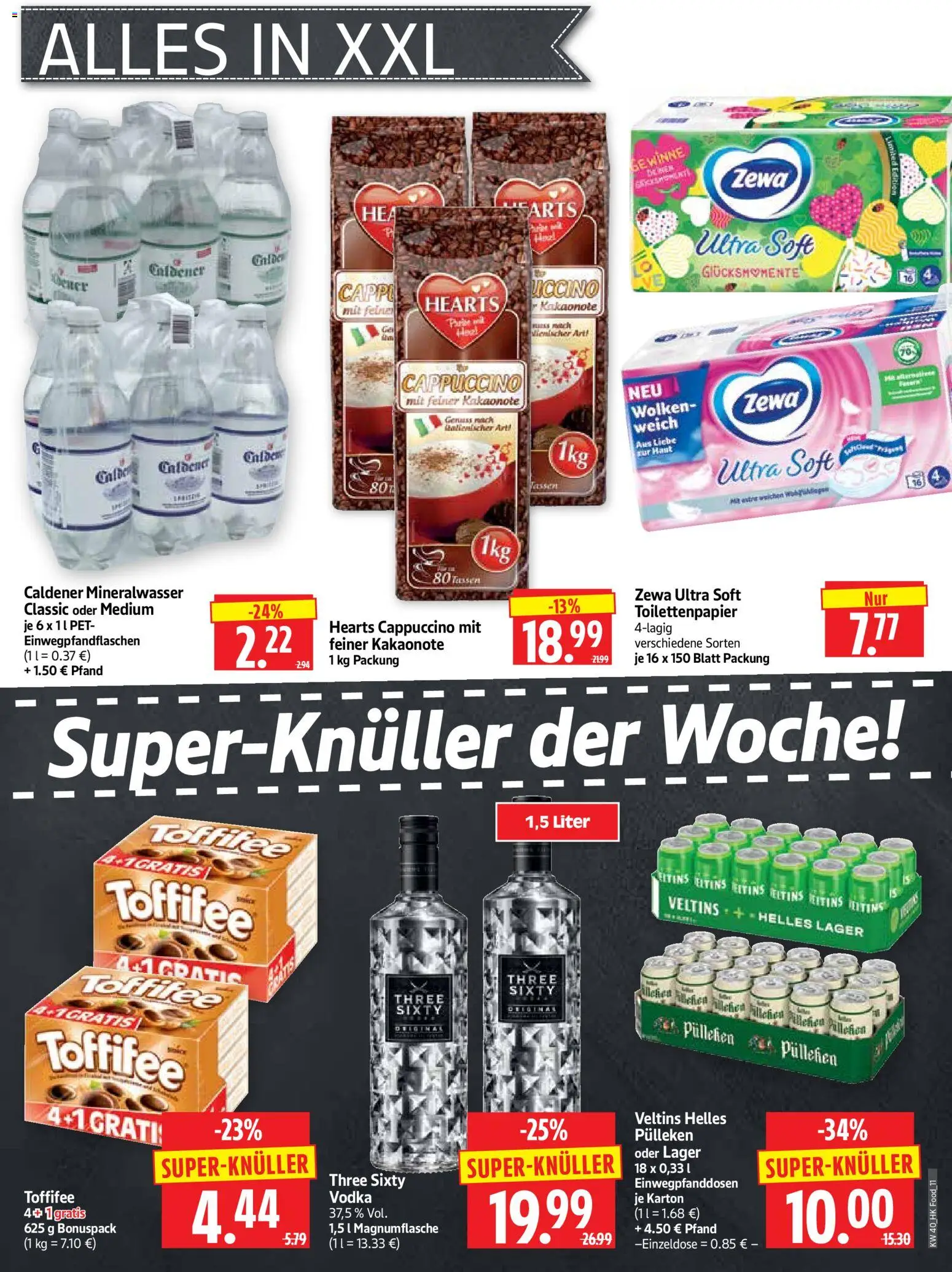 HERKULES Prospekt – gültig ab 28.09.2026 | Seite: 11 | Produkte: Helles pulleken, Zewa, Toffifee, Veltins