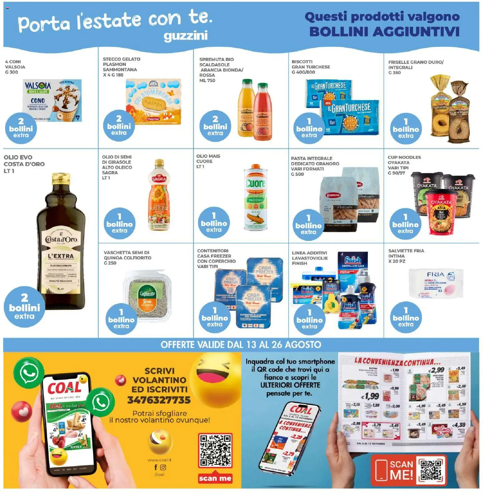 Volantino Coal del 13/08/2026 | Pagina: 24 | Prodotti: Granoro, Freezer, Cacao, Quinoa