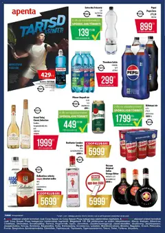 COOP akciós újság - amely érvényes a következő dátumtól: 2026.07.09. | Oldal: 4 | Termékek: Pepsi, Absolut vodka, Pilsner urquell, Só