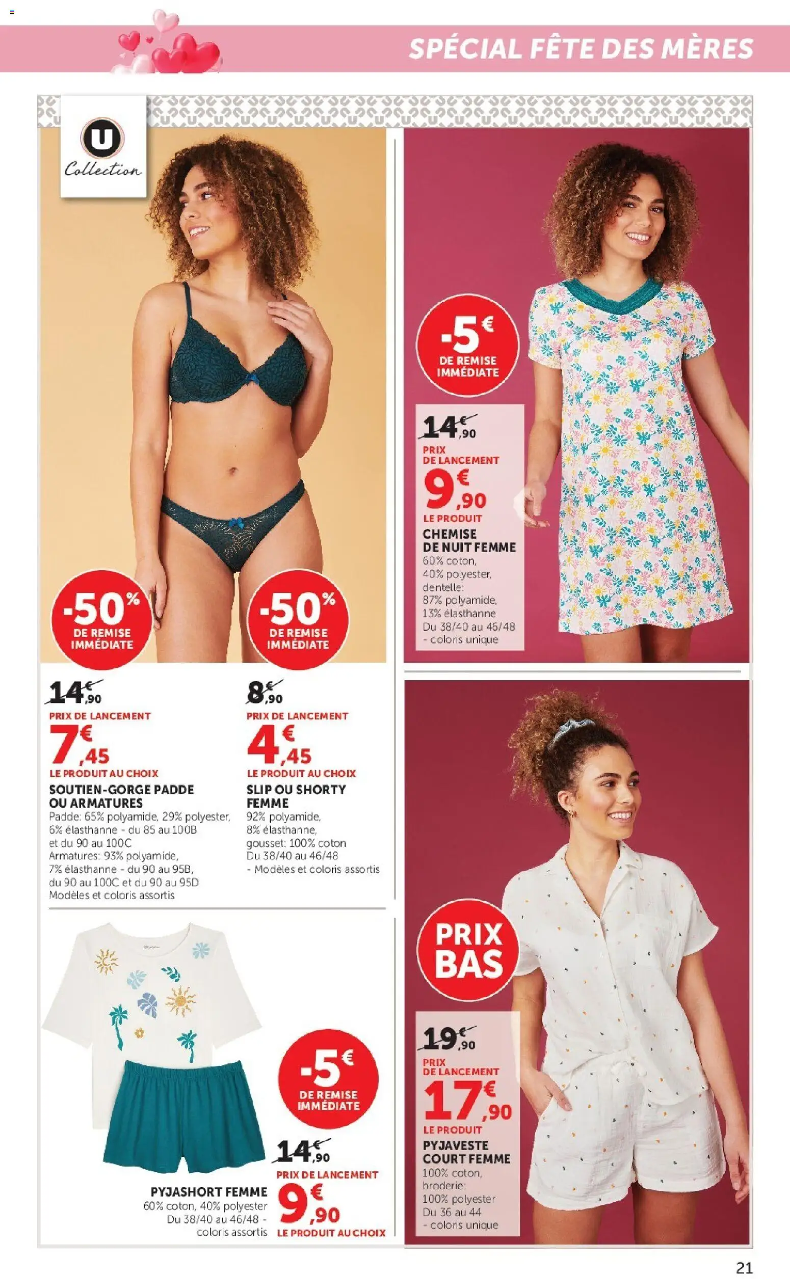{H1} | Page: 21 | Produits: Chemise de nuit femme, Coton, Chemise