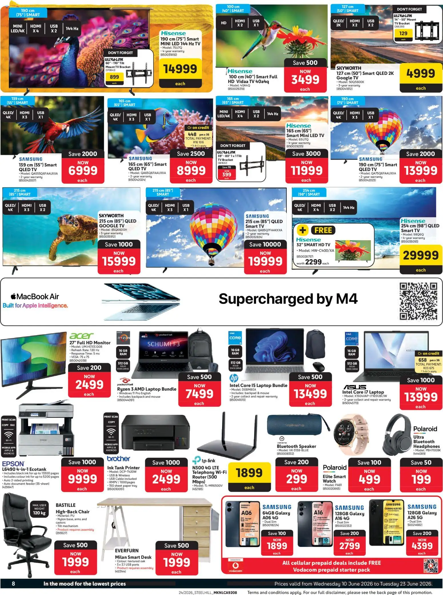 New Makro catalogue – valid from 10.06.2026 | Page: 8 | Products: Backpack, Cable, Tank, Chair
