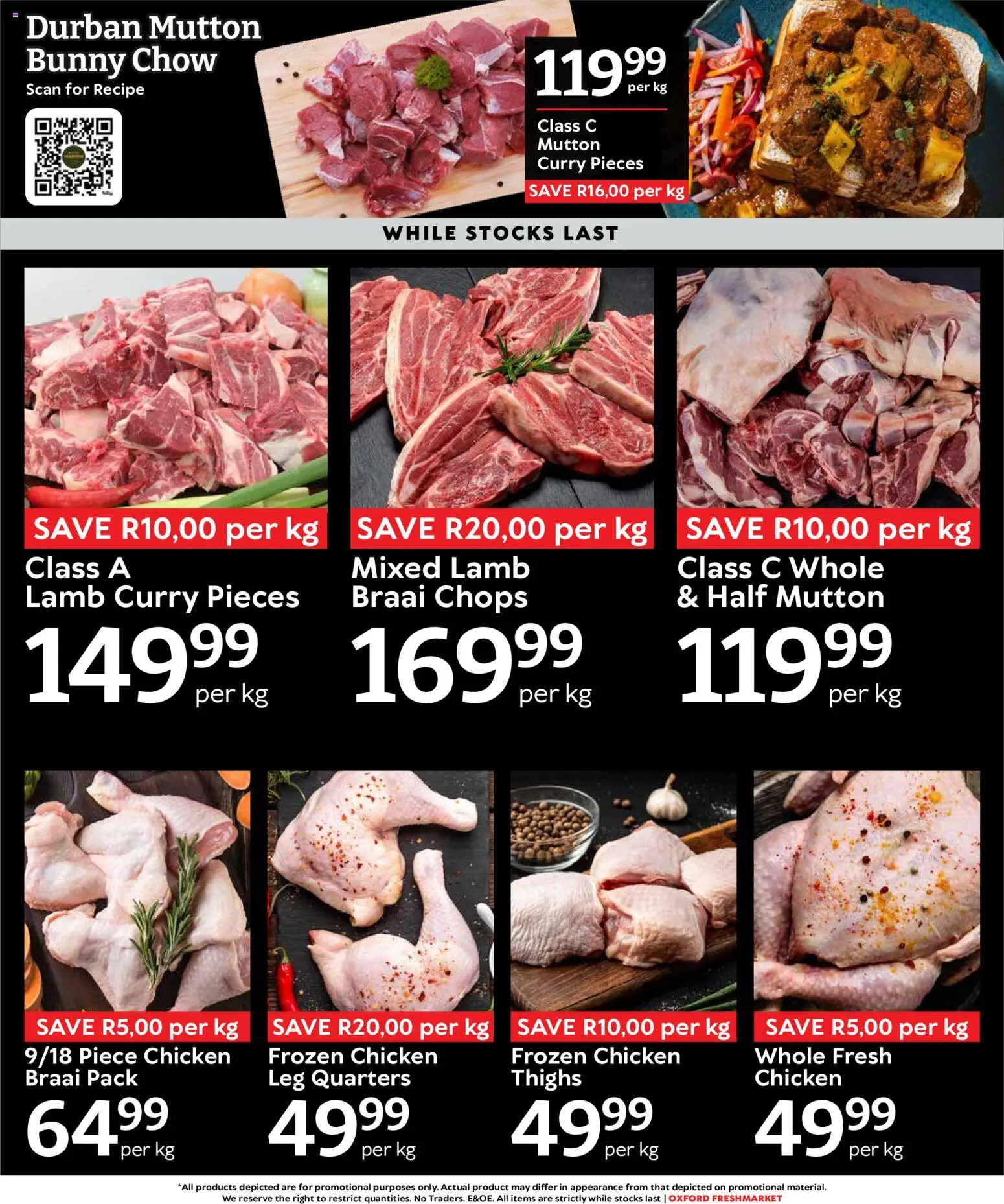 New Oxford Freshmarket catalogue – valid from 12/08/2026 | Page: 2 | Products: Frozen chicken, Chicken, Thighs