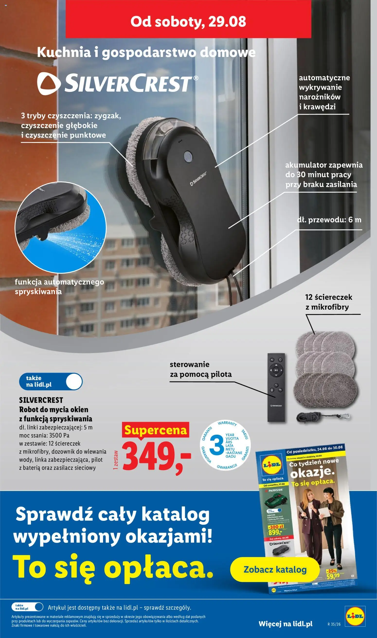 Lidl Polsko leták od 24.08.2026 | Strana: 35 | Produkty: Parkside, Robot