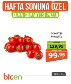 22.05.2026 tarihinden itibaren geçerli olan Biçen Market kataloğu önizlemesi