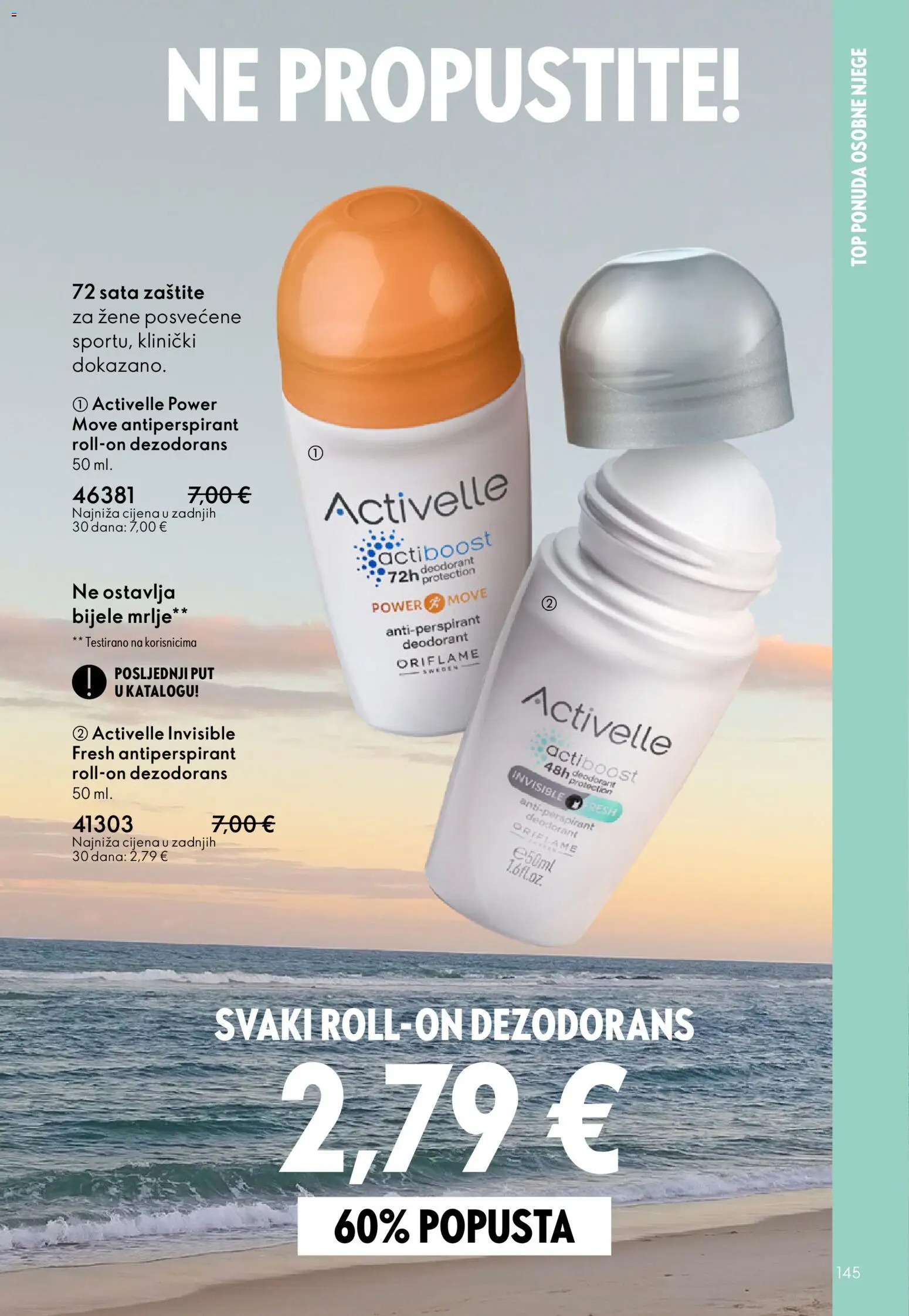 Oriflame katalog | vrijedi od 03.06.2026 | Stranica: 145 | Proizvodi: Dezodorans, Antiperspirant
