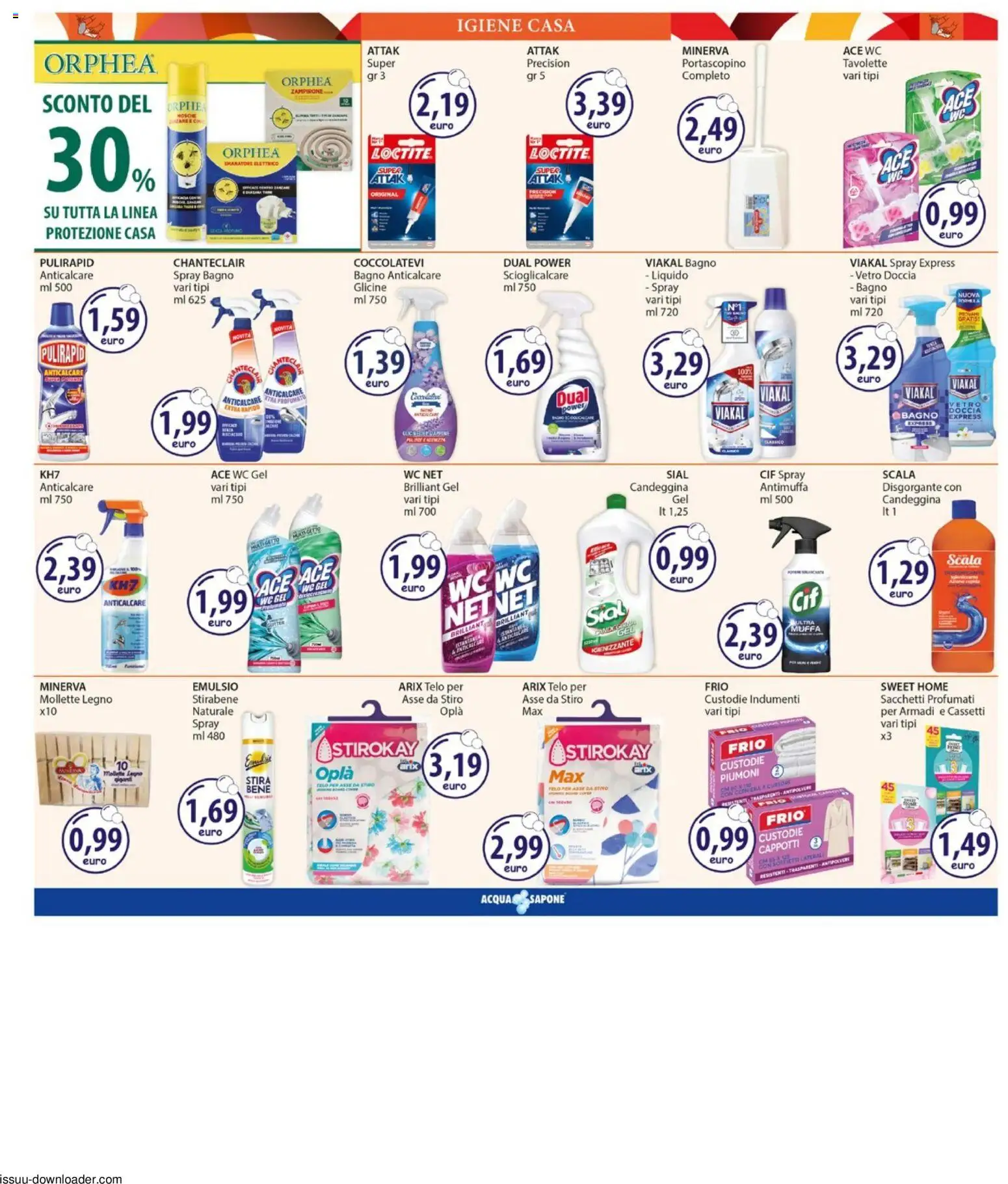 Volantino Acqua e Sapone del 15.06.2026 | Pagina: 18 | Prodotti: Sapone, Candeggina, Anticalcare, WC