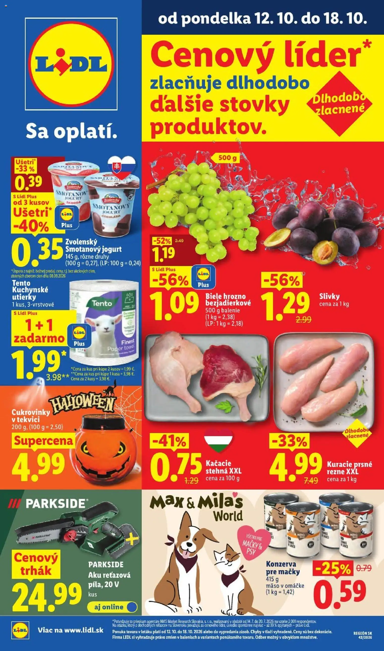 Nové Lidl akcie – leták je platný od 12.10.2026 | Strana: 1