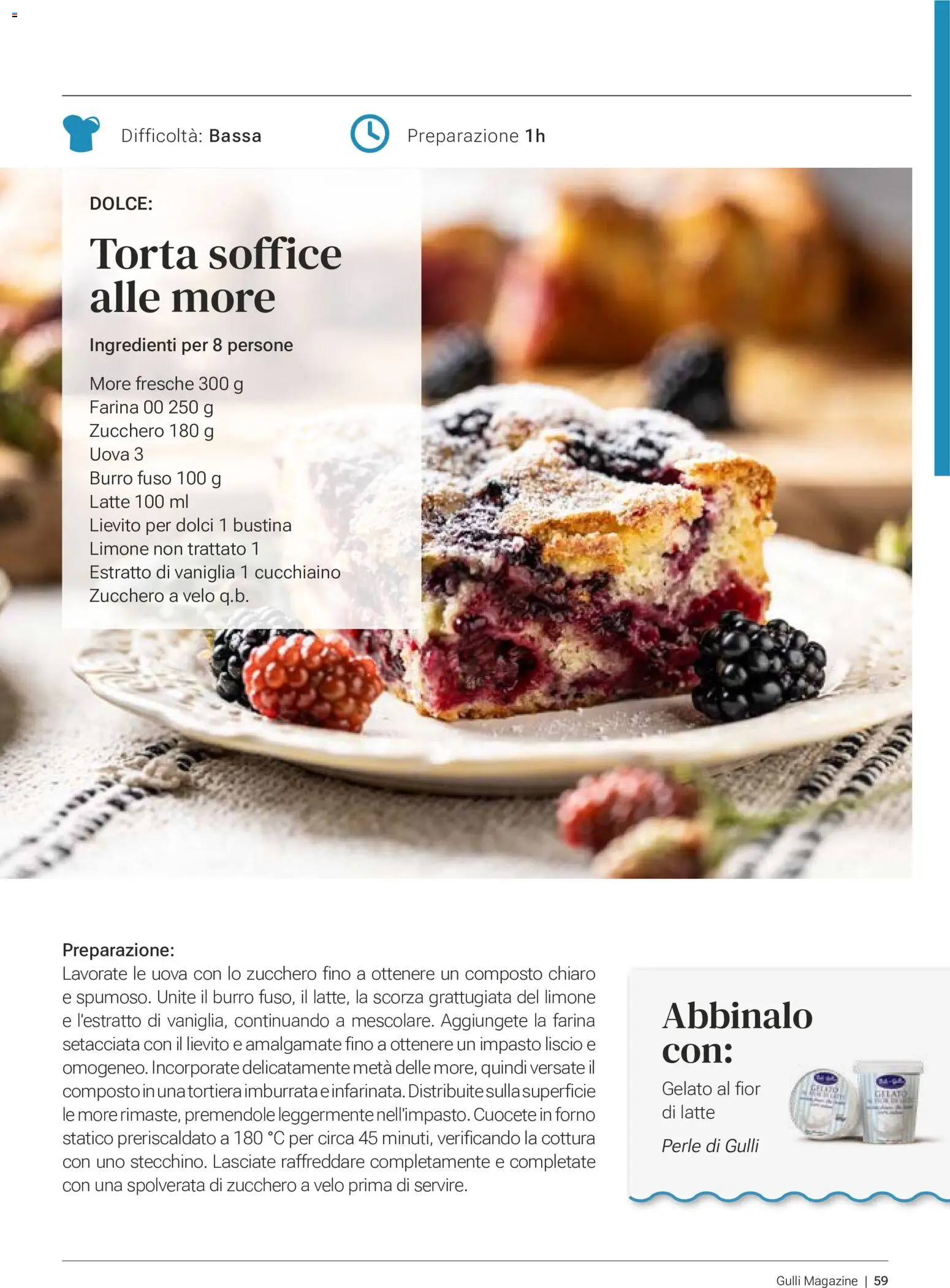 Volantino Gulliver del 01/08/2026 | Pagina: 58 | Prodotti: Gelato, Burro, Torta, Forno