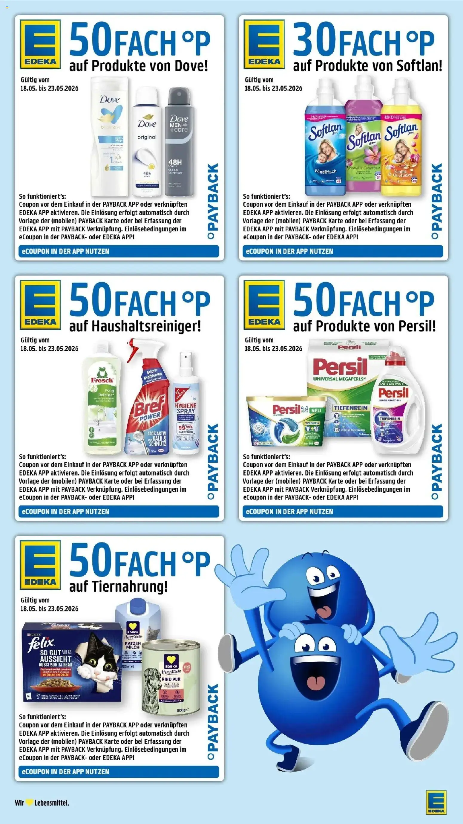 E center Prospekt Laupheim – gültig ab 17.05.2026 | Seite: 43 | Produkte: Milch, Orchidee, Essig, Persil