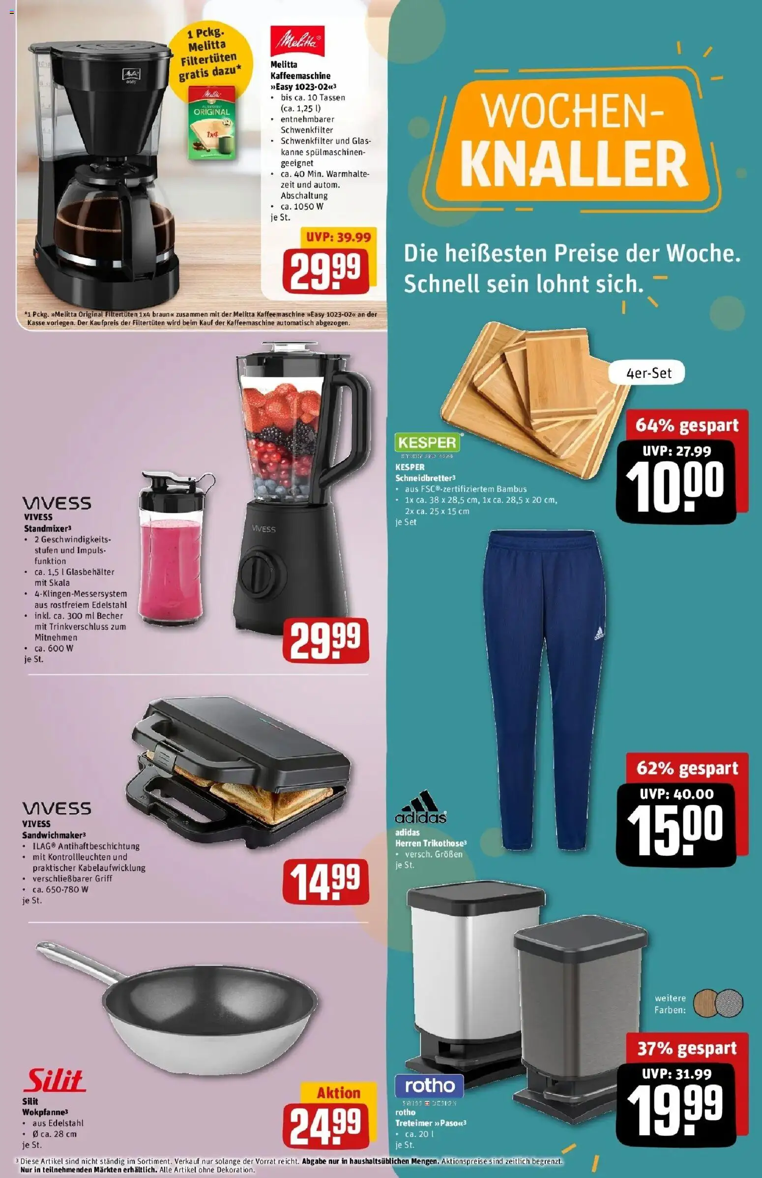 REWE Prospekt ab 28.09.2026 zum Blättern » Angebote | Seite: 39 | Produkte: Melitta, Kaffeemaschine