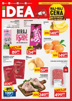 Idea katalog Naj-naj cena od četvrtka do nedelje - pregled Idea kataloga - važi od 01.10.2026