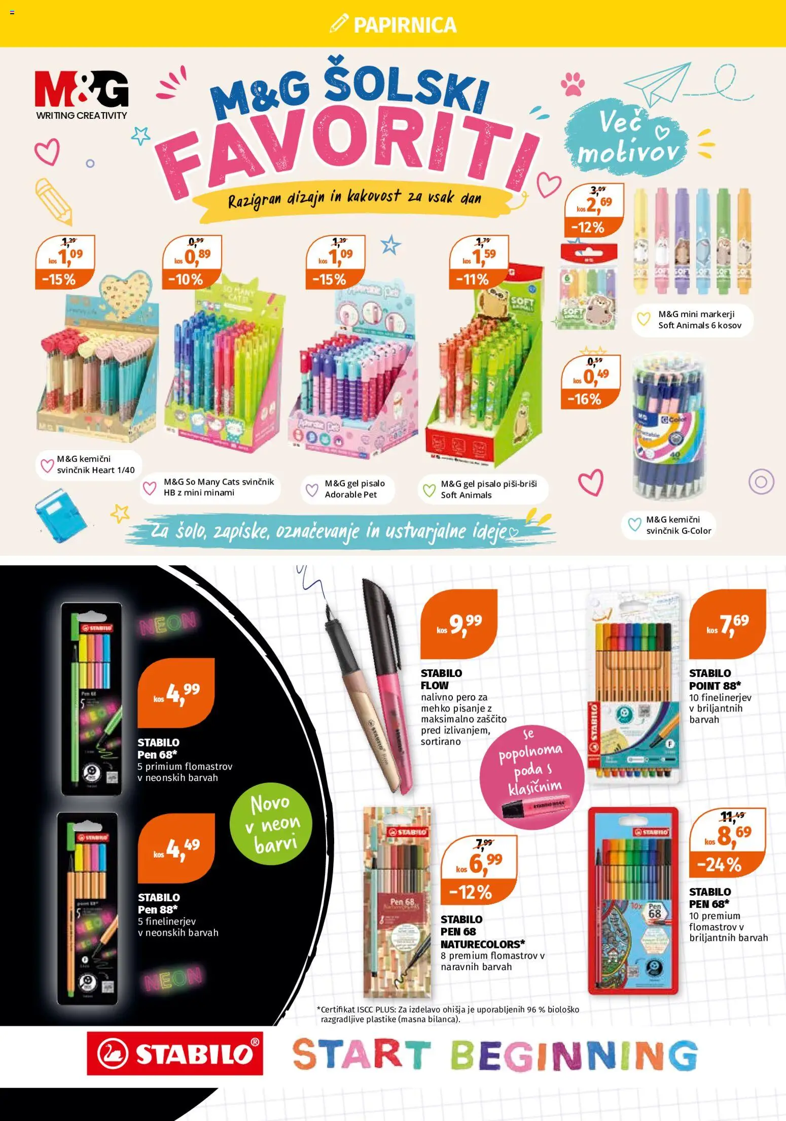 Novi Müller katalog ponudbe – veljaven od 20.07.2026 | Stran: 6 | Izdelki: Kos, Svinčnik